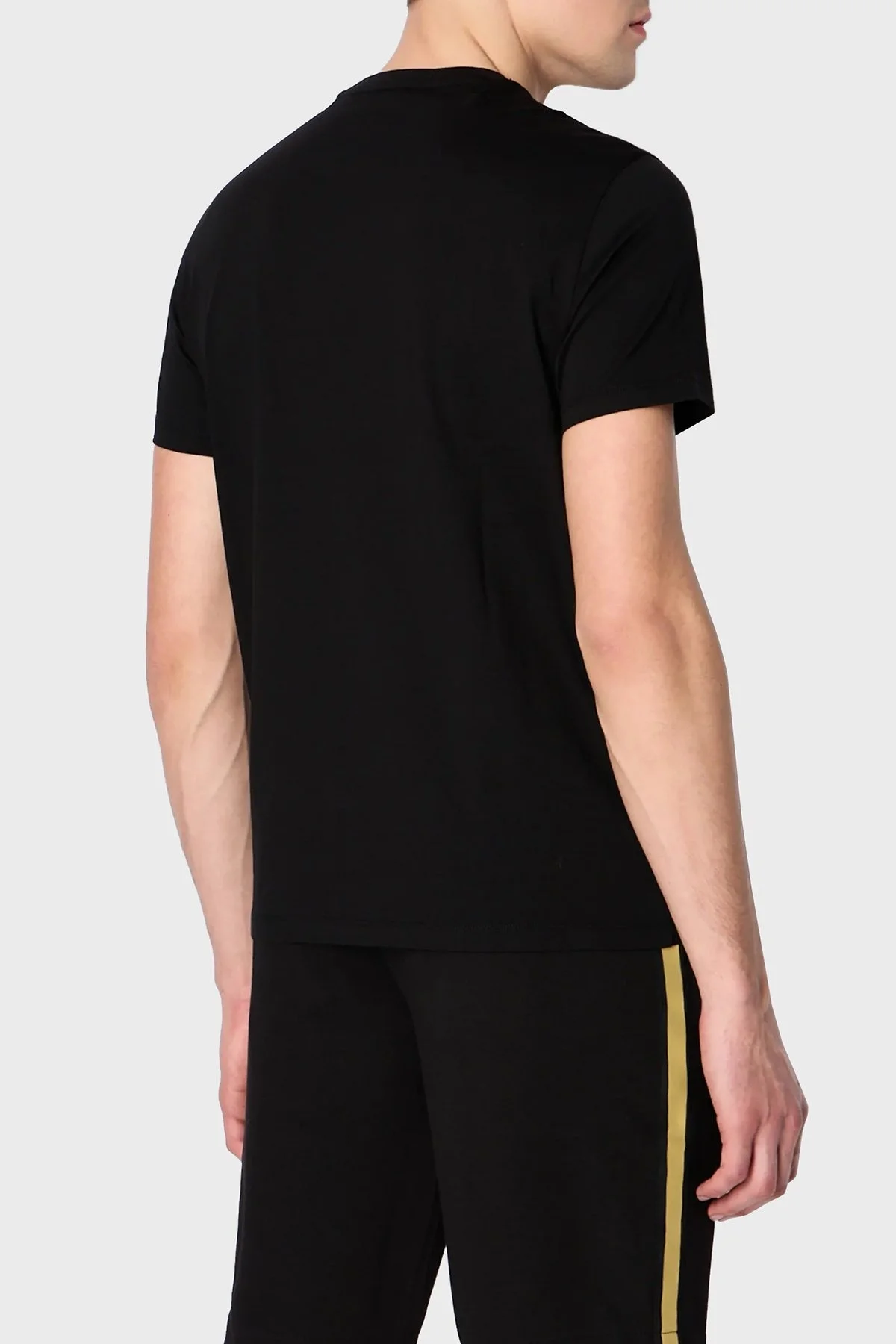 Armani Exchange Pamuklu Regular Fit Bisiklet Yaka Erkek T Shirt 3RZTRC ZJ9AZ 1200 SİYAH - 2