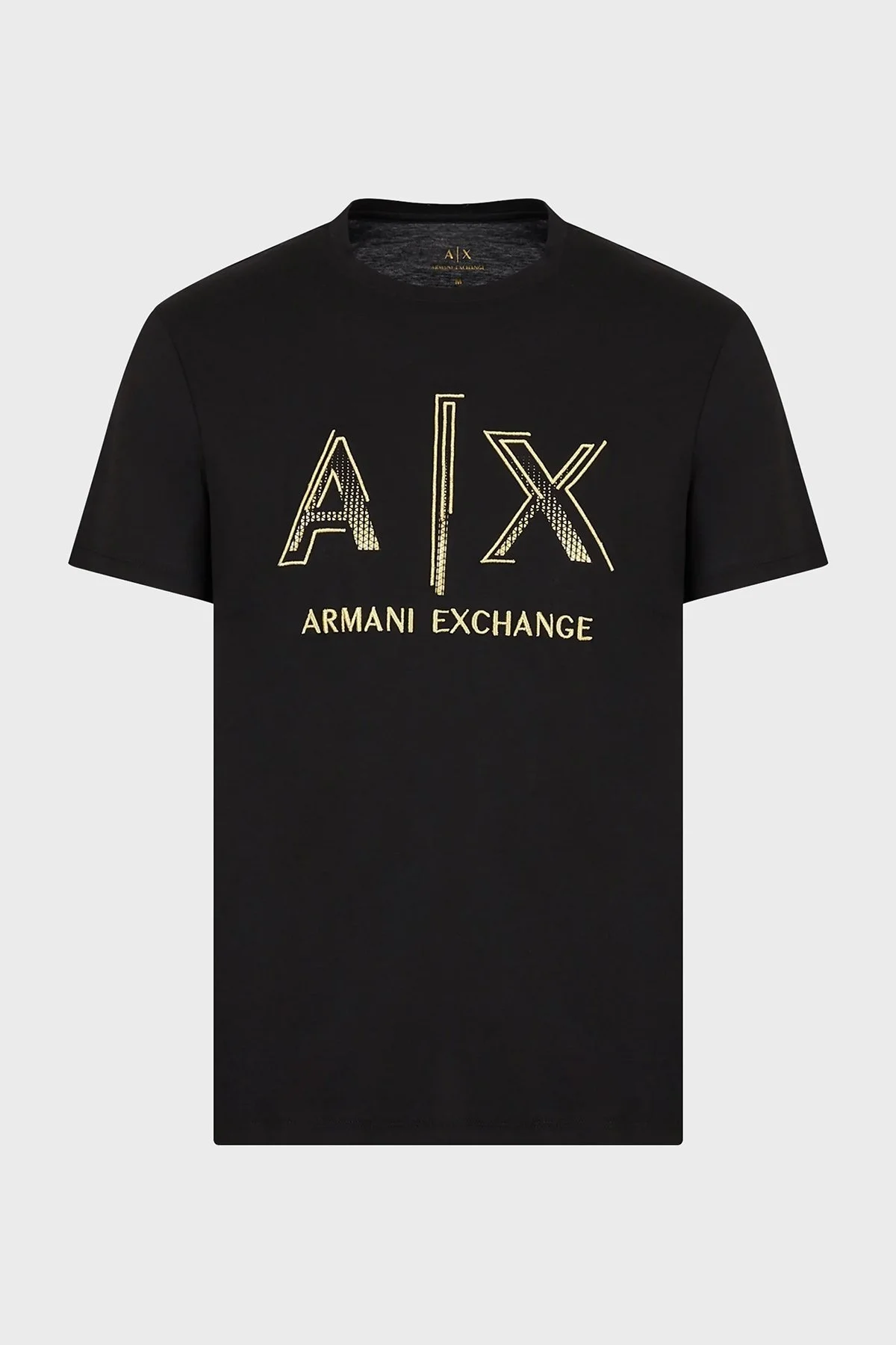 Armani Exchange Pamuklu Regular Fit Bisiklet Yaka Erkek T Shirt 3RZTRC ZJ9AZ 1200 SİYAH - 3