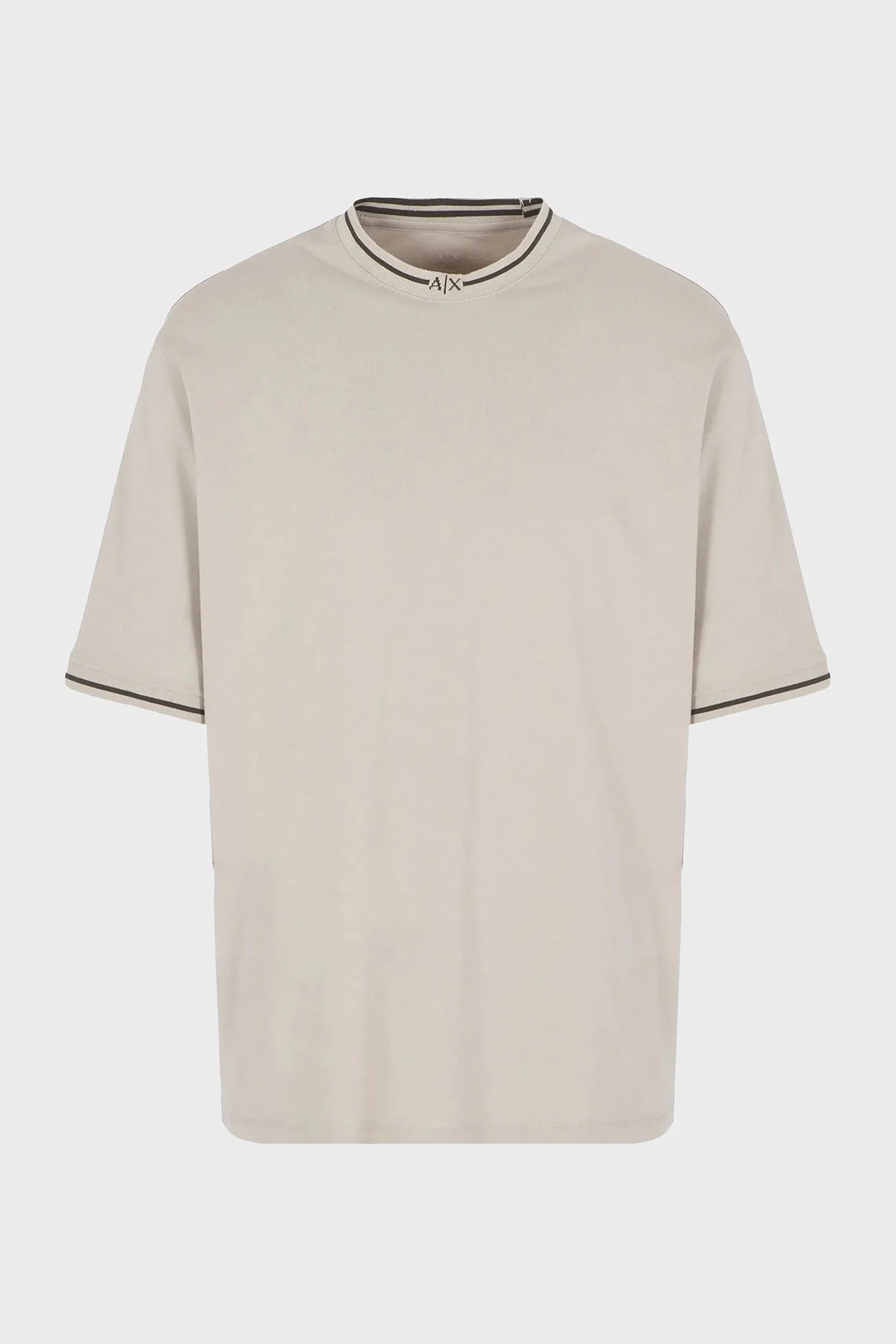 Armani Exchange Pamuklu Regular Fit Bisiklet Yaka Erkek T Shirt 6DZTHX ZJ9JZ 4793 GRİ - 4