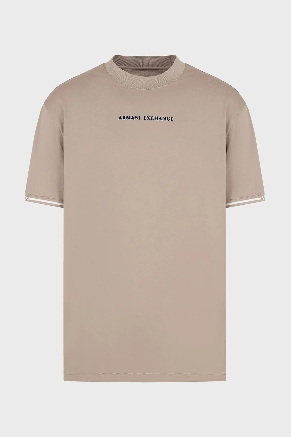 Armani Exchange Pamuklu Regular Fit Bisiklet Yaka Erkek T Shirt 6DZTJB ZJ9AZ 17AC GRİ - 4