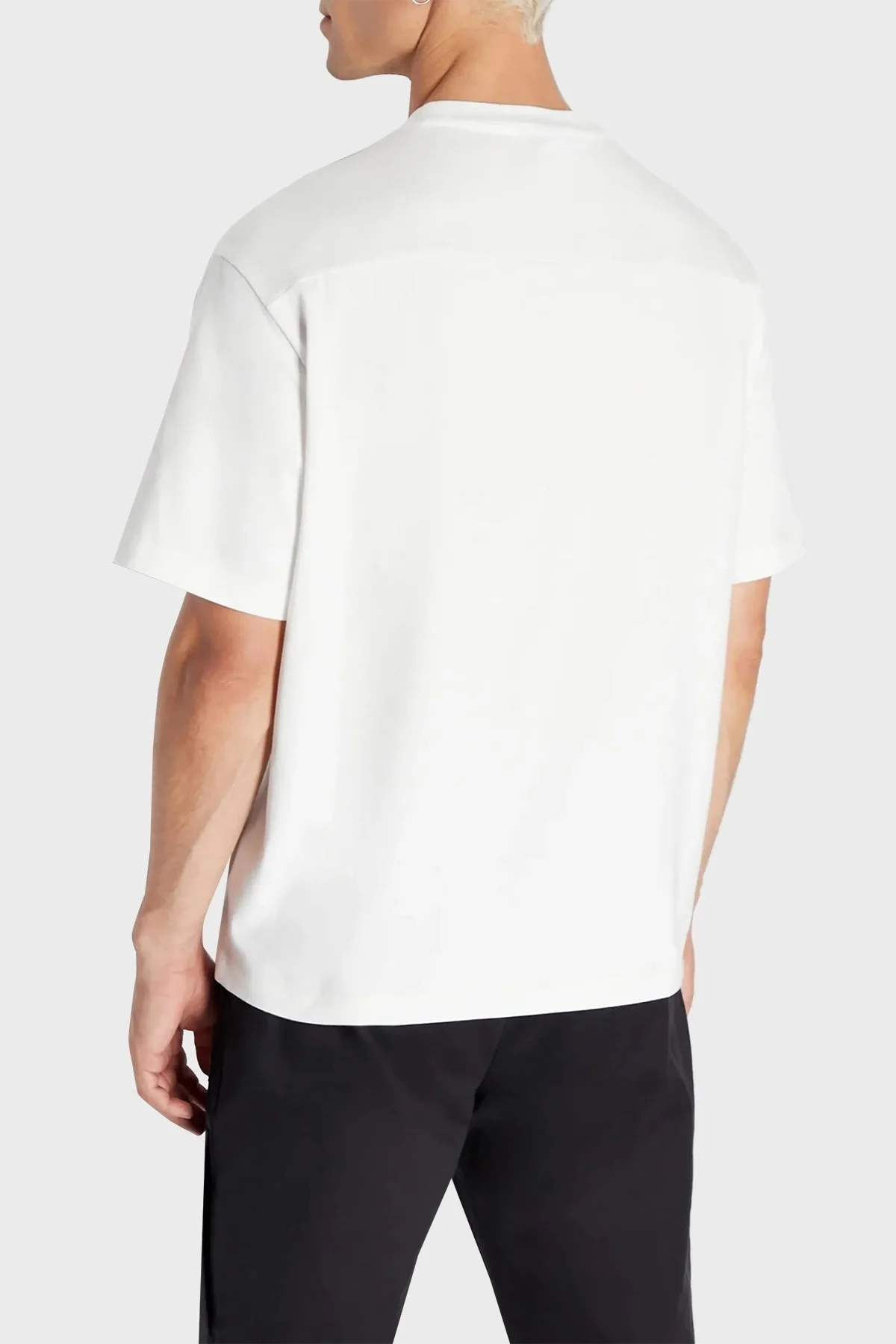 Armani Exchange Pamuklu Regular Fit Bisiklet Yaka Erkek T Shirt 6RZMHM ZJDHZ 1116 BEYAZ - 2