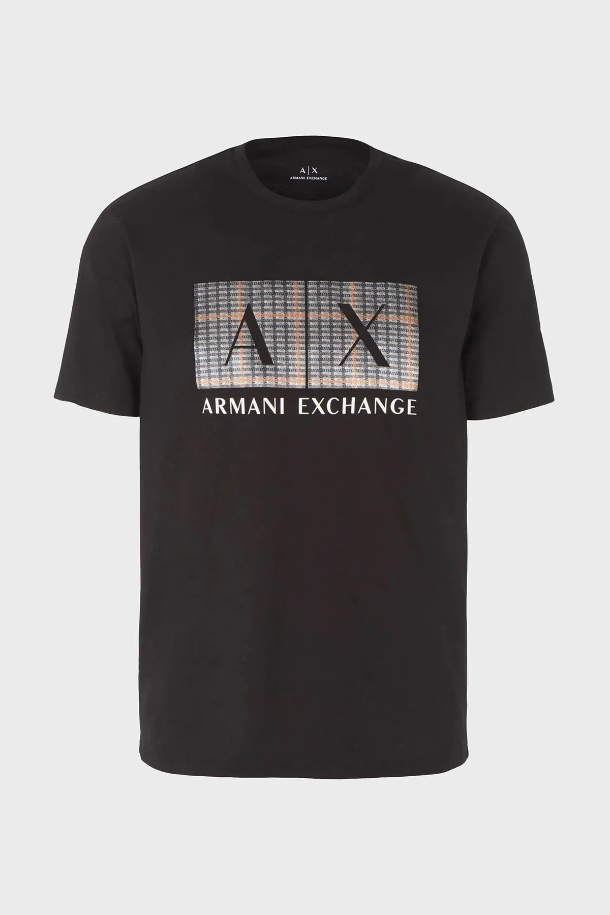 Armani Exchange Pamuklu Regular Fit Bisiklet Yaka Erkek T Shirt 6RZTHA ZJBYZ 1200 SİYAH - 4