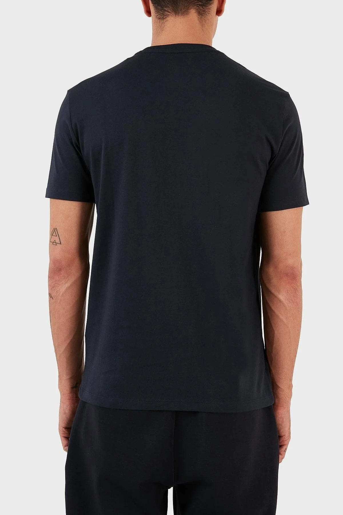 Armani Exchange Pamuklu Regular Fit Bisiklet Yaka Erkek T Shirt 6RZTHA ZJBYZ 1510 LACİVERT - 2
