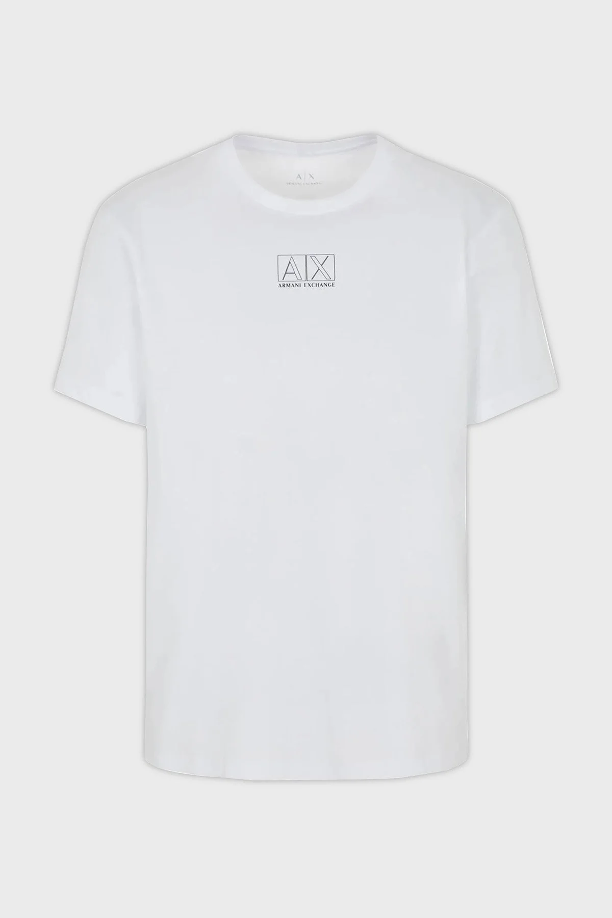 Armani Exchange Pamuklu Regular Fit Bisiklet Yaka Erkek T Shirt 6RZTHF ZJ9AZ 1100 BEYAZ - 5