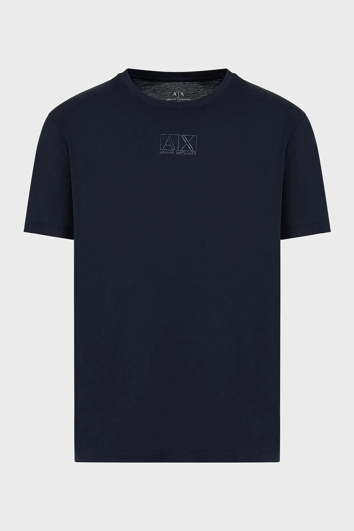 Armani Exchange Pamuklu Regular Fit Bisiklet Yaka Erkek T Shirt 6RZTHF ZJ9AZ 1510 LACİVERT - 4