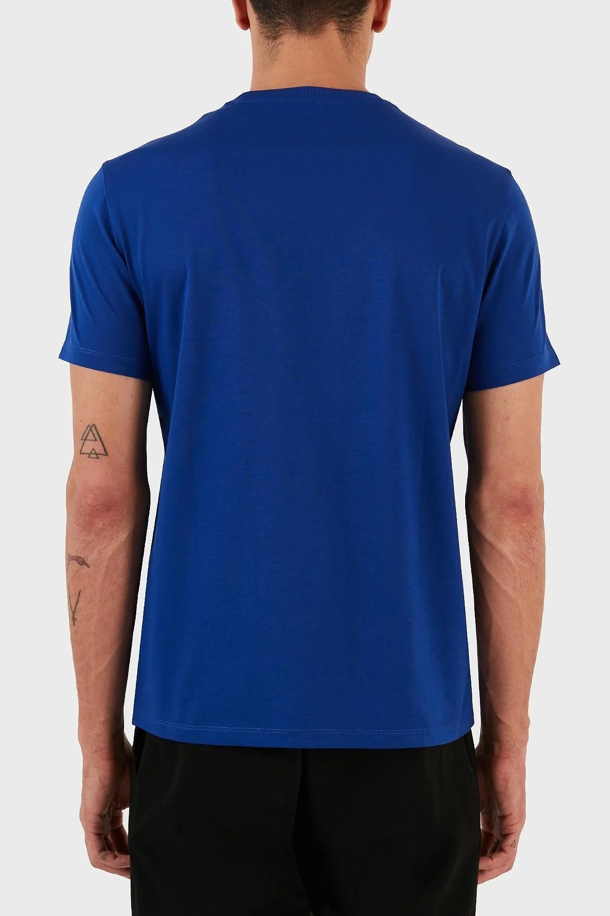 Armani Exchange Pamuklu Regular Fit Bisiklet Yaka Erkek T Shirt 6RZTHF ZJ9AZ 15AE MAVİ - 2