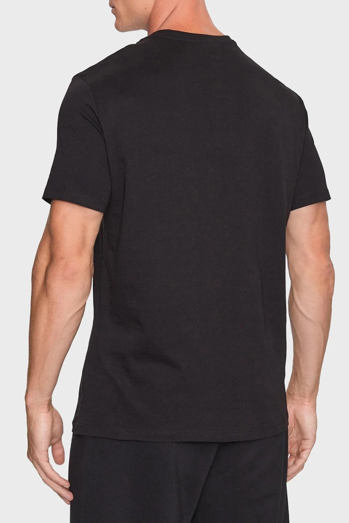 Armani Exchange Pamuklu Regular Fit Bisiklet Yaka Erkek T Shirt 6RZTHL ZJ8EZ 1200 SİYAH - 2