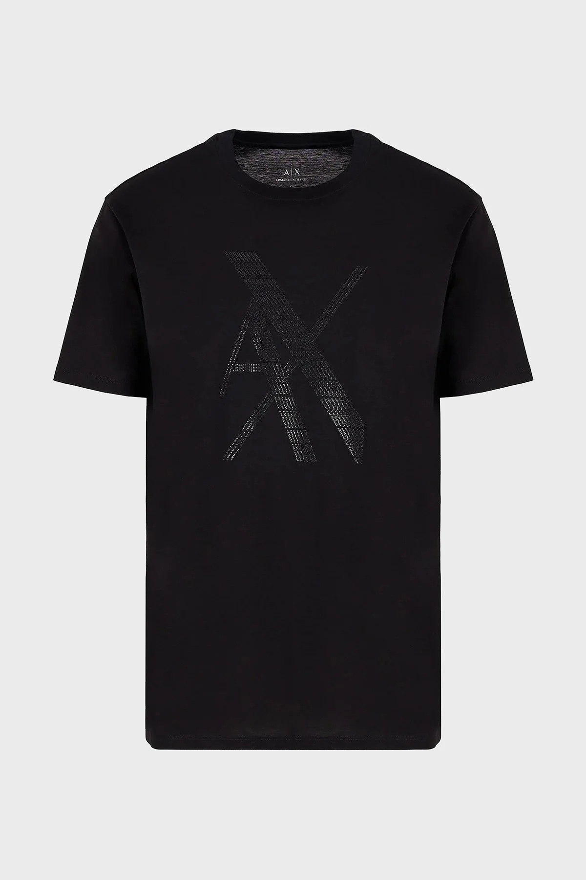 Armani Exchange Pamuklu Regular Fit Bisiklet Yaka Erkek T Shirt 6RZTLK ZJ9AZ 1200 SİYAH - 4