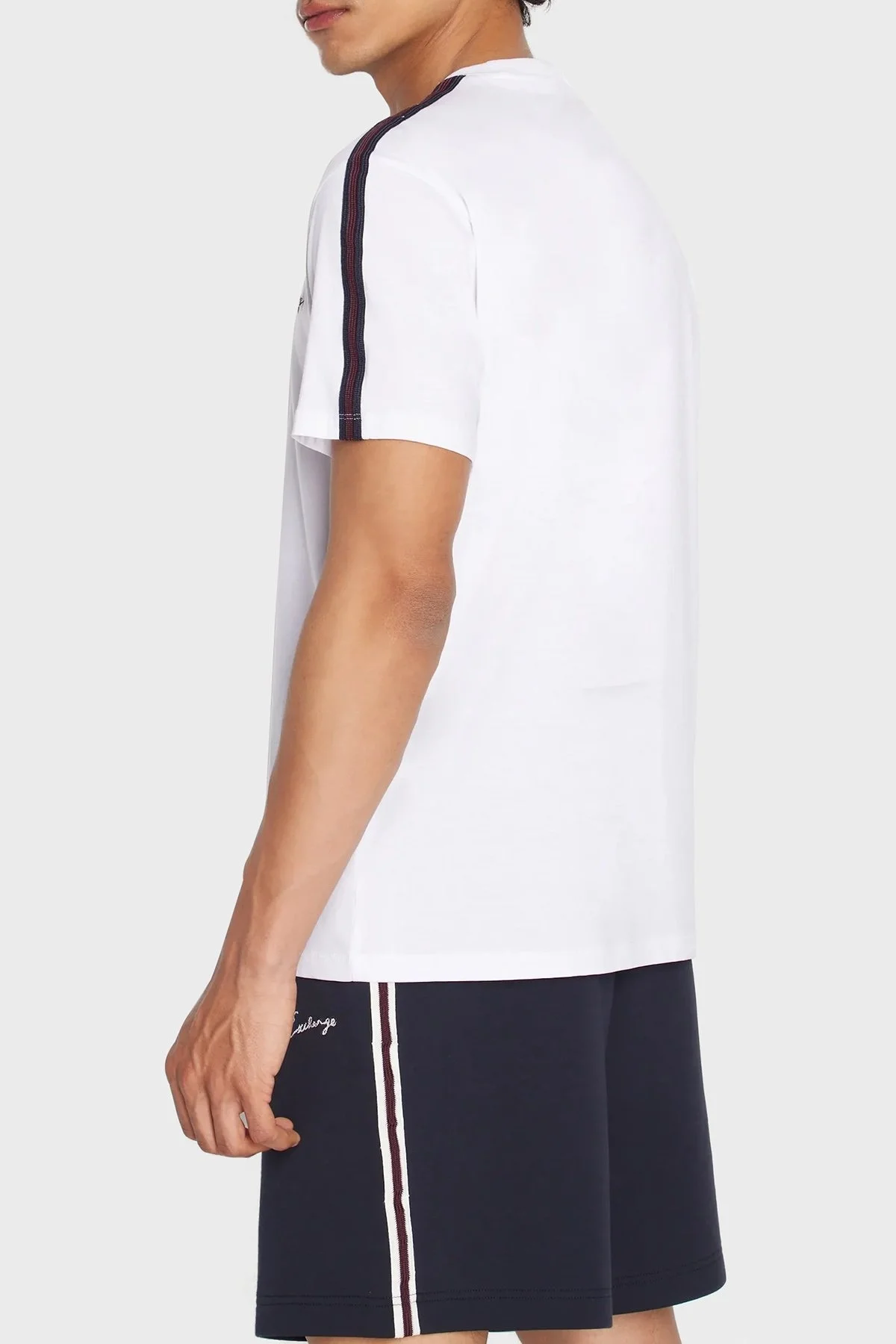 Armani Exchange Pamuklu Regular Fit Bisiklet Yaka Erkek T Shirt 6RZTLN ZJ9AZ 1100 BEYAZ - 2