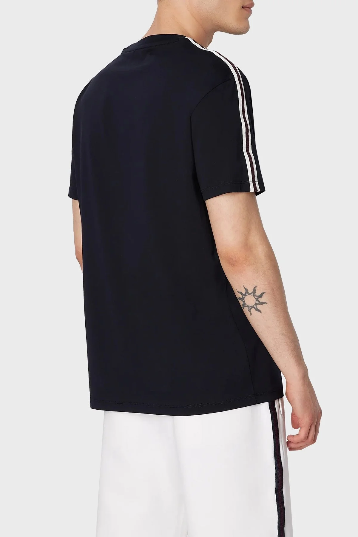 Armani Exchange Pamuklu Regular Fit Bisiklet Yaka Erkek T Shirt 6RZTLN ZJ9AZ 1583 LACİVERT - 2