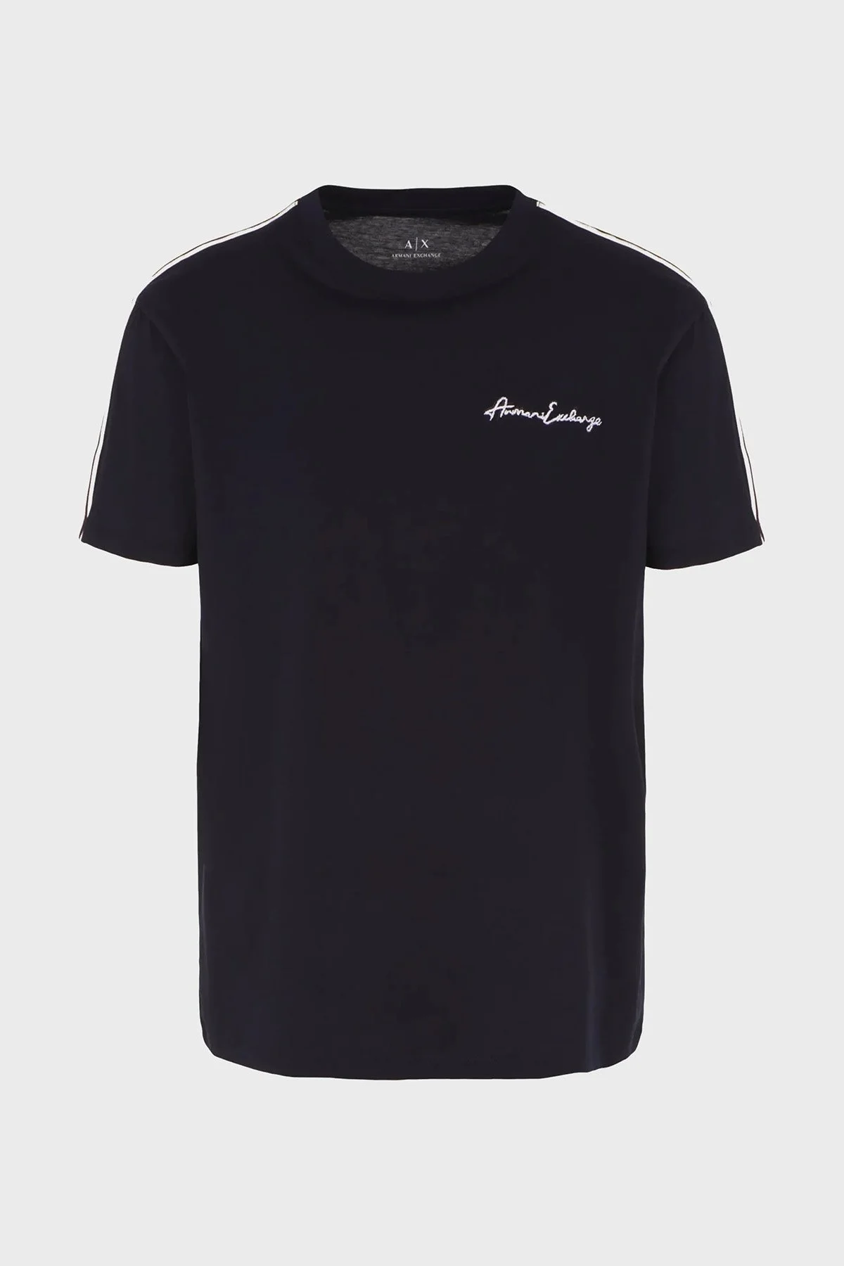 Armani Exchange Pamuklu Regular Fit Bisiklet Yaka Erkek T Shirt 6RZTLN ZJ9AZ 1583 LACİVERT - 3