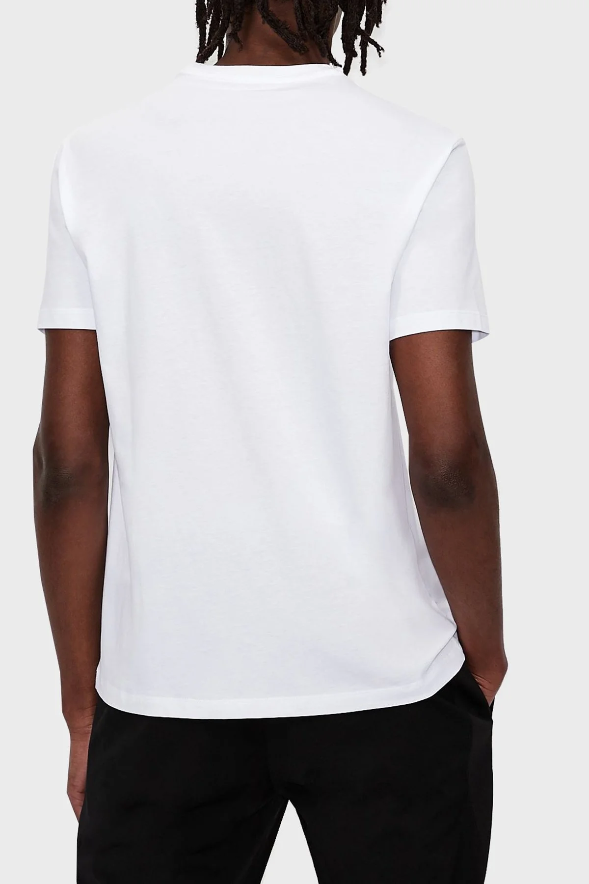 Armani Exchange Pamuklu Regular Fit Bisiklet Yaka Erkek T Shirt 8NZT91 Z8H4Z 1100 BEYAZ - 2