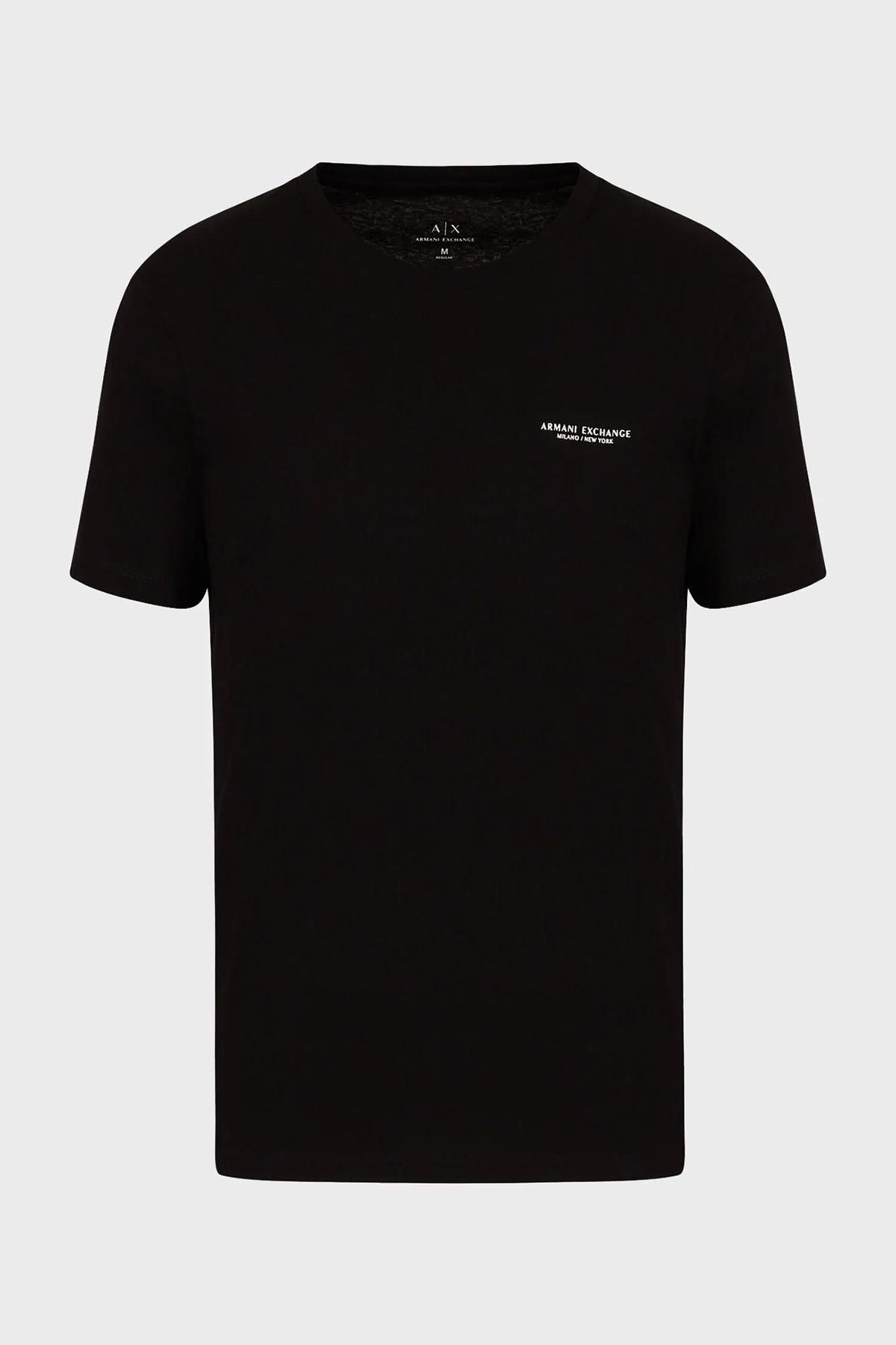 Armani Exchange Pamuklu Regular Fit Bisiklet Yaka Erkek T Shirt 8NZT91 Z8H4Z 1200 SİYAH - 4