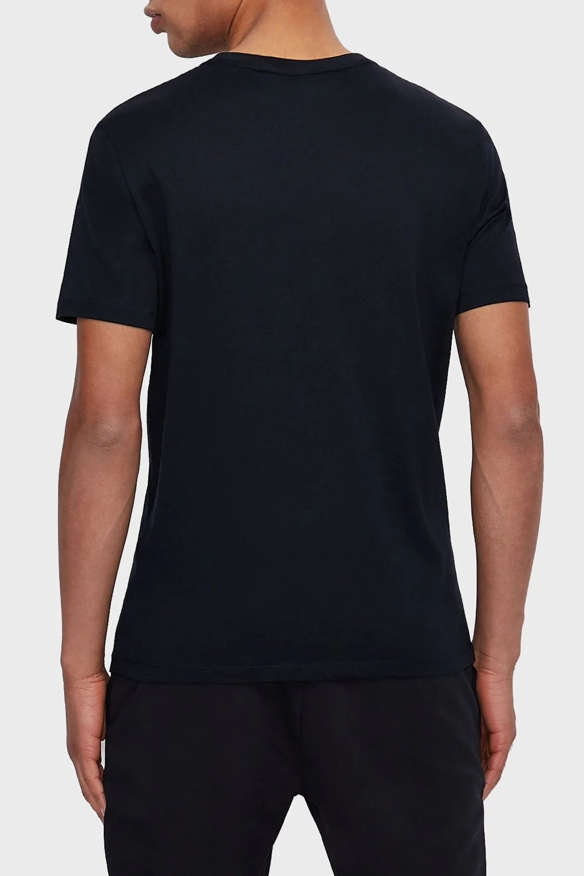 Armani Exchange Pamuklu Regular Fit Bisiklet Yaka Erkek T Shirt 8NZT91 Z8H4Z 1510 LACİVERT - 3