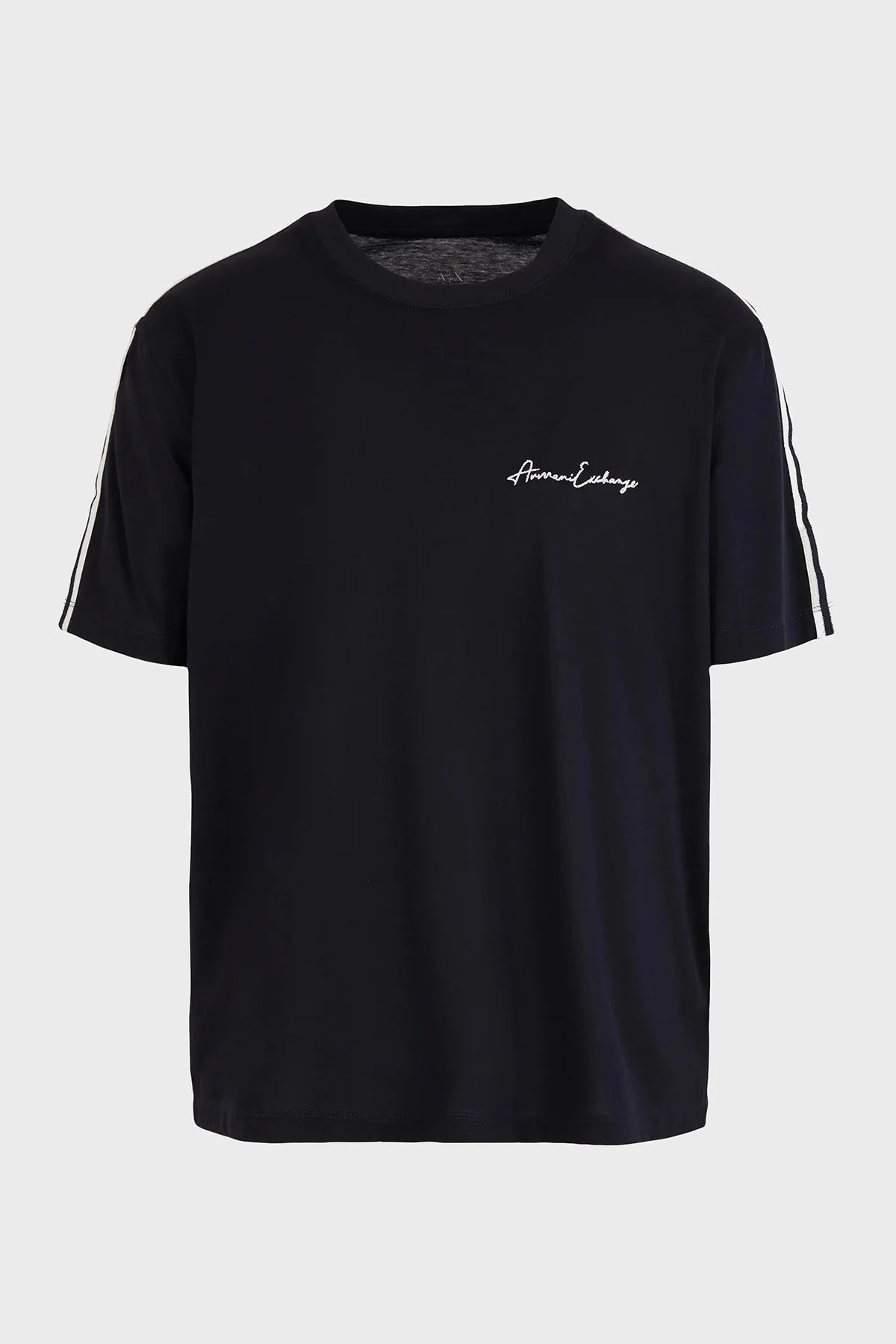 Armani Exchange Pamuklu Regular Fit Bisiklet Yaka Erkek T Shirt 8NZTSG ZJ9AZ 1510 LACİVERT - 5