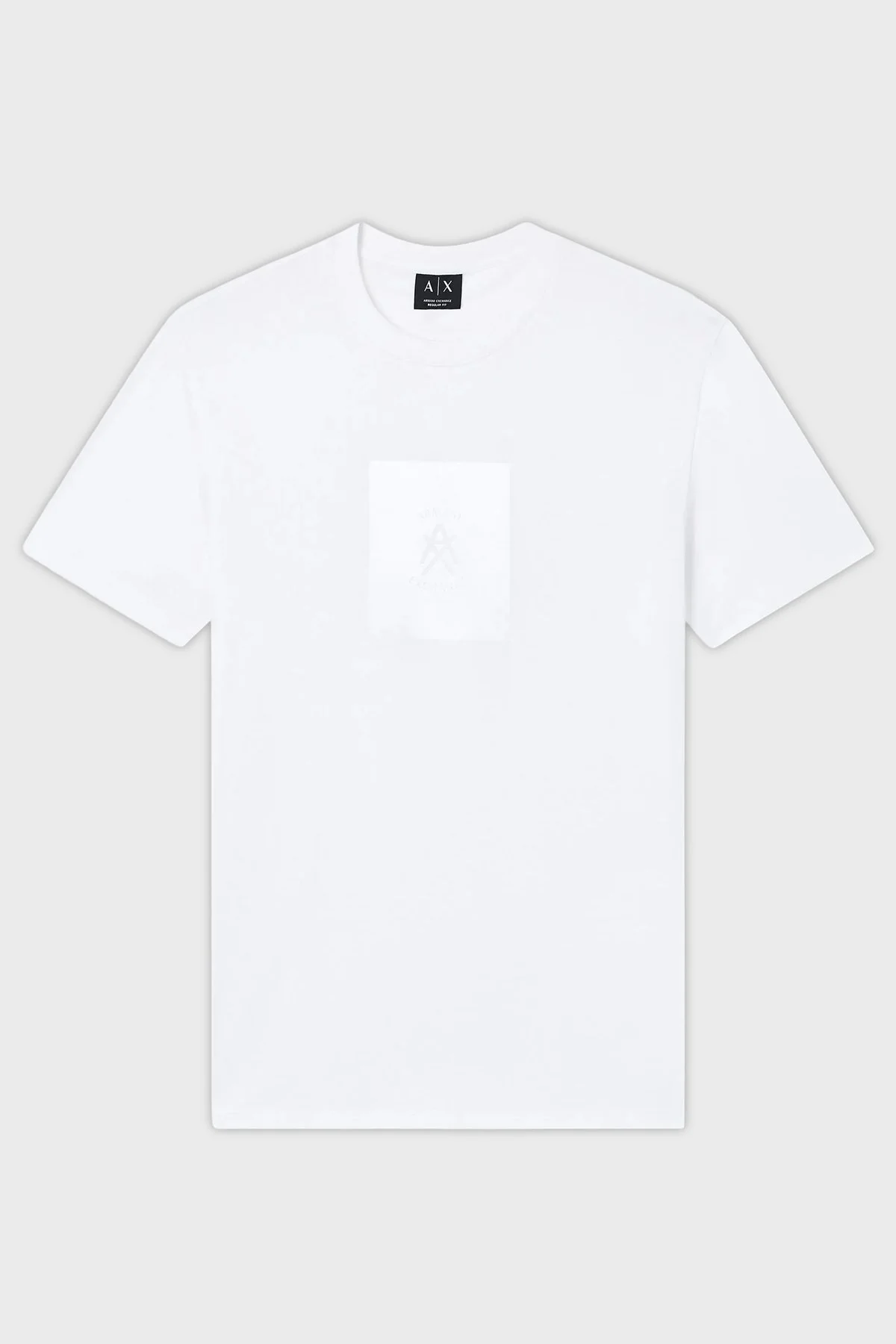 Armani Exchange Pamuklu Regular Fit Bisiklet Yaka Erkek T Shirt XM002213 AF10356 U0009 BEYAZ - 4