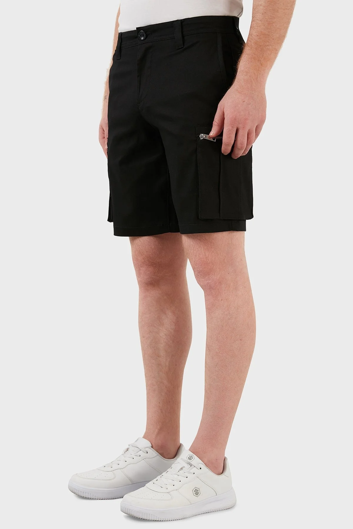 Armani Exchange Pamuklu Regular Fit Cepli Erkek Bermuda 8NZS64 ZN86Z 1200 SİYAH - 2