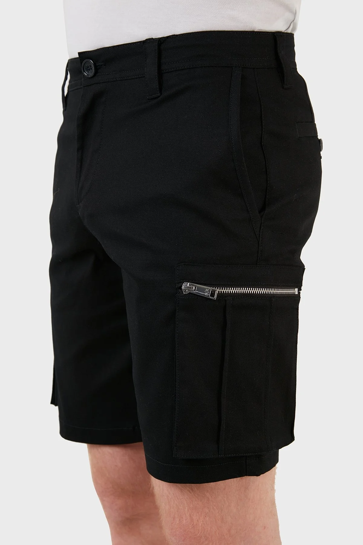 Armani Exchange Pamuklu Regular Fit Cepli Erkek Bermuda 8NZS64 ZN86Z 1200 SİYAH - 5