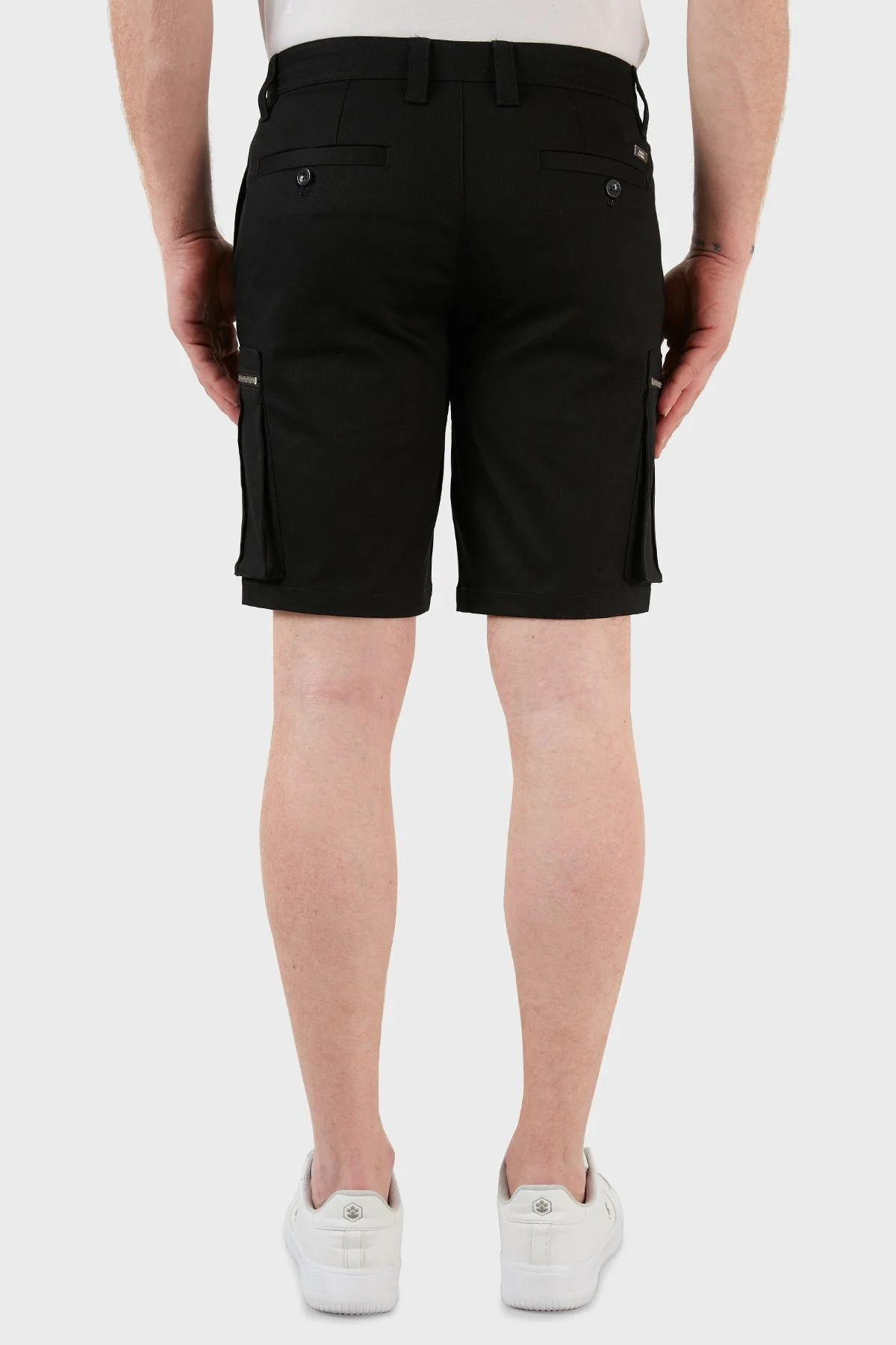 Armani Exchange Pamuklu Regular Fit Cepli Erkek Bermuda 8NZS64 ZN86Z 1200 SİYAH - 6