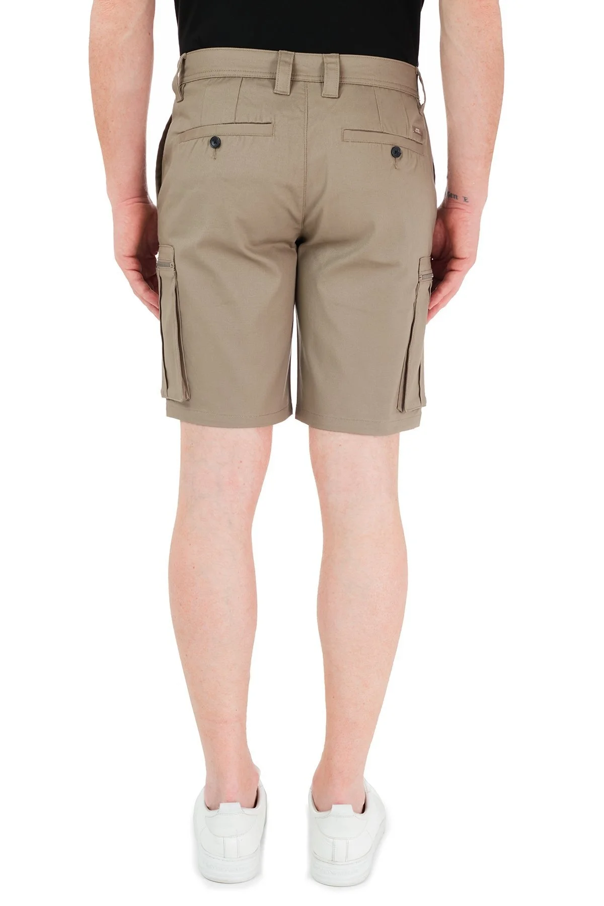 Armani Exchange Pamuklu Regular Fit Cepli Erkek Bermuda 8NZS64 ZN86Z 1742 BEJ - 4