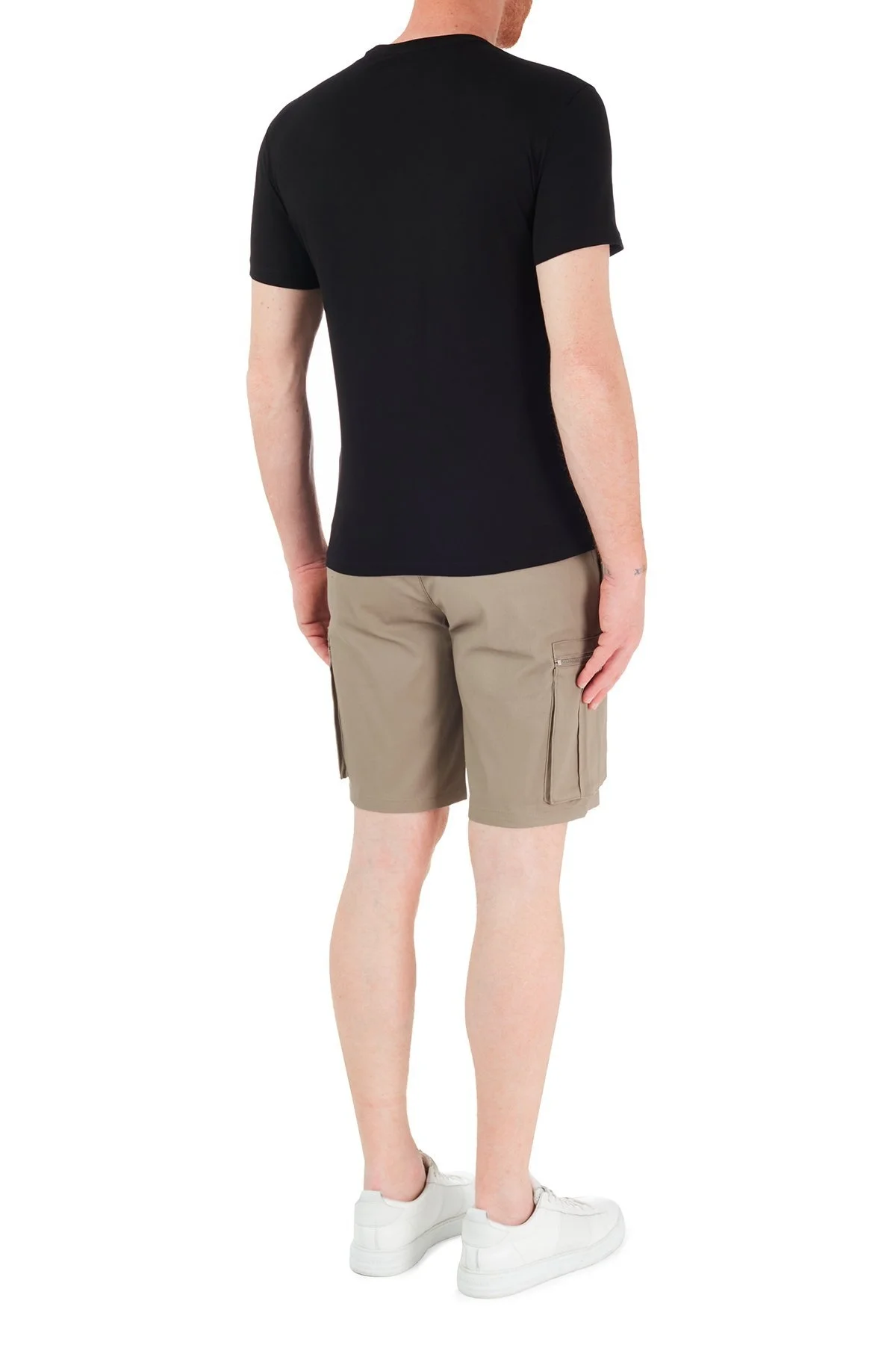 Armani Exchange Pamuklu Regular Fit Cepli Erkek Bermuda 8NZS64 ZN86Z 1742 BEJ - 5