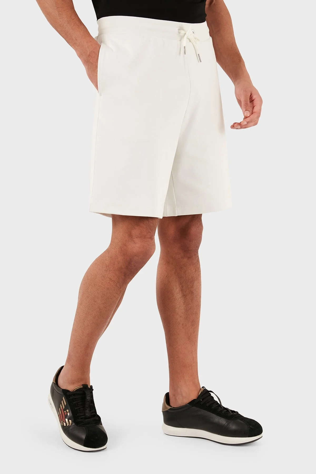 Armani Exchange Pamuklu Regular Fit Cepli Erkek Short 3DZSAC ZJMAZ 1116 BEYAZ - 8