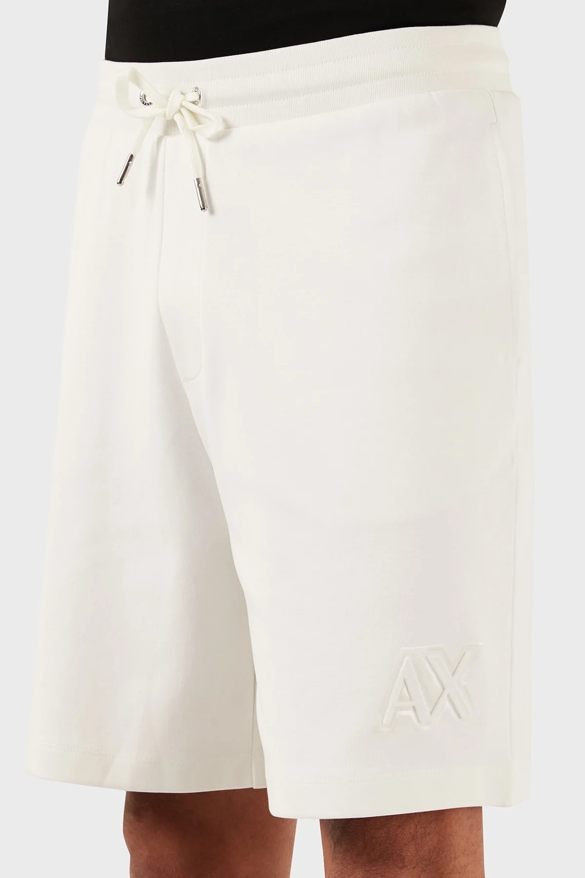 Armani Exchange Pamuklu Regular Fit Cepli Erkek Short 3DZSAC ZJMAZ 1116 BEYAZ - 9