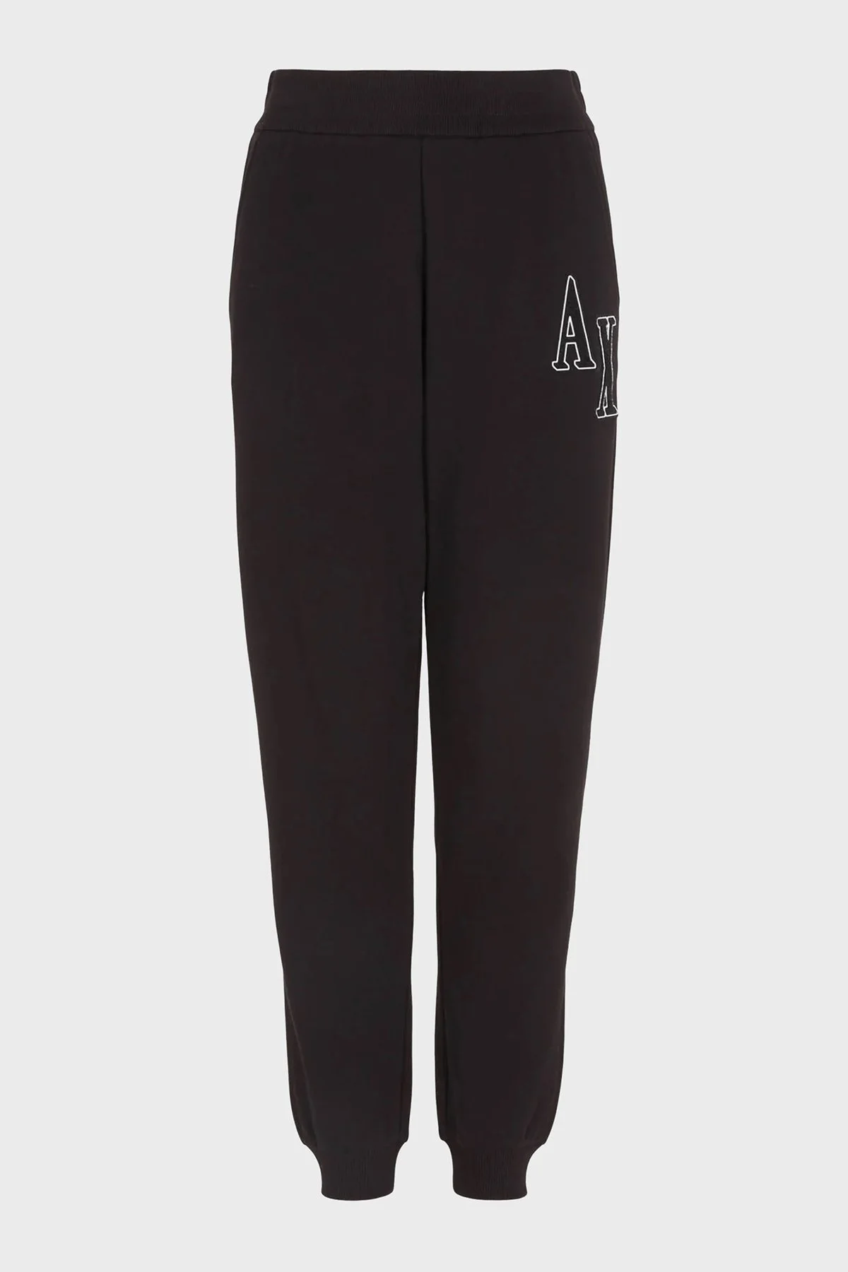 Armani Exchange Pamuklu Regular Fit Cepli Jogger Spor Bayan Pantolon 6RYP78 YJEBZ 1200 SİYAH - 4