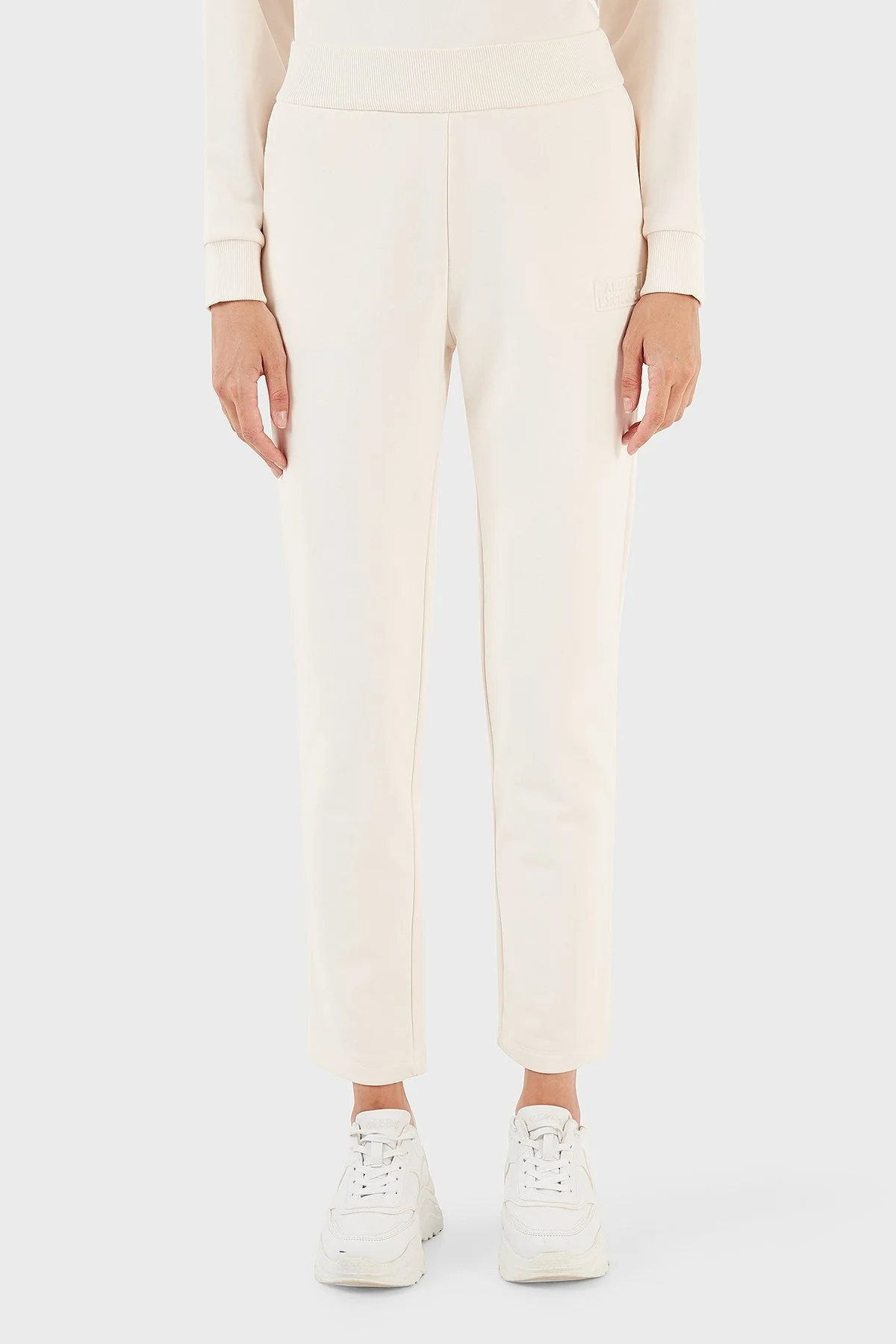 Armani Exchange Pamuklu Regular Fit Cepli Spor Bayan Pantolon 6RYP89 YJECZ 1130 BEJ - 2