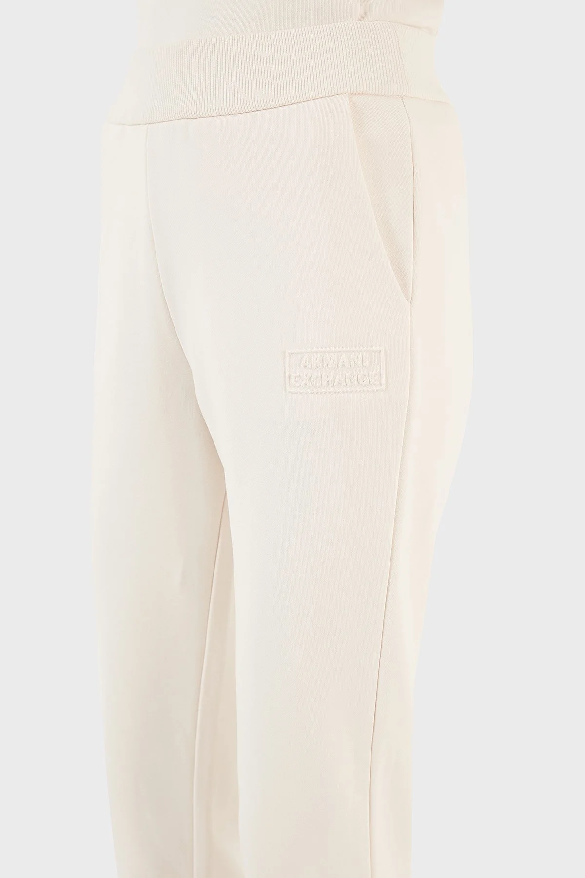 Armani Exchange Pamuklu Regular Fit Cepli Spor Bayan Pantolon 6RYP89 YJECZ 1130 BEJ - 5