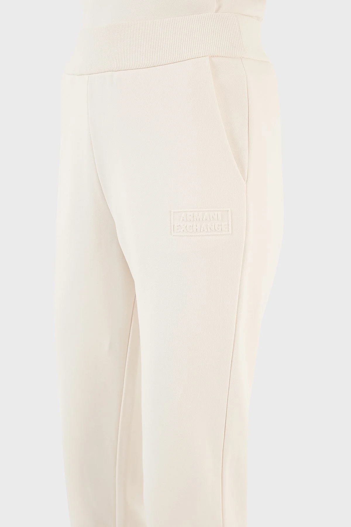 Armani Exchange Pamuklu Regular Fit Cepli Spor Bayan Pantolon 6RYP89 YJECZ 1130 BEJ - 5