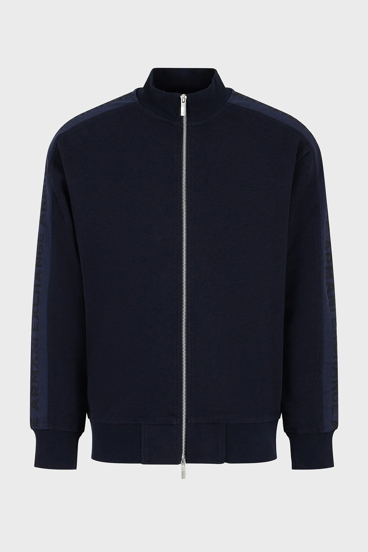Armani Exchange Pamuklu Regular Fit Dik Yaka Erkek Sweat 3DZMLQ ZJLGZ 1583 LACİVERT - 5