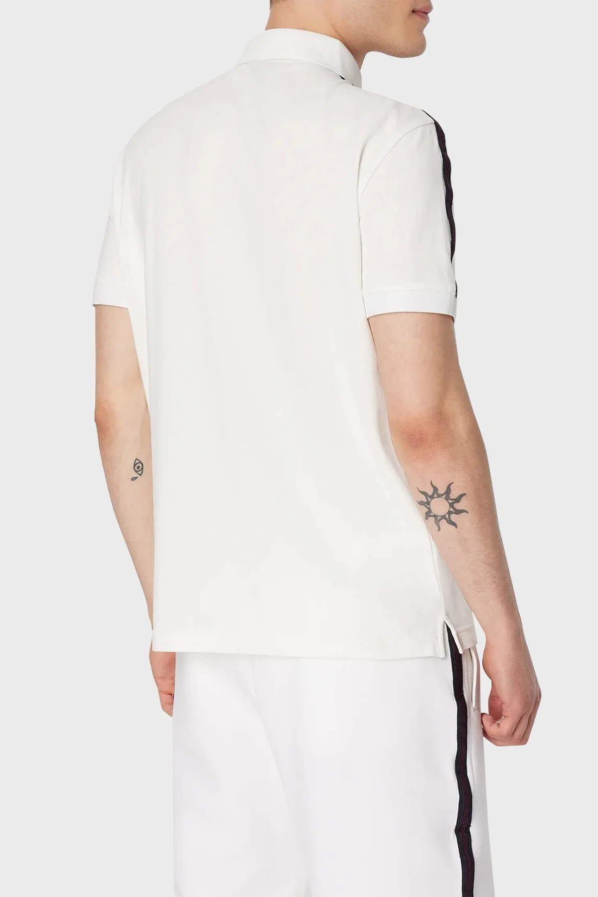 Armani Exchange Pamuklu Regular Fit Düğmeli Erkek Polo Yaka T Shirt 6RZFLD ZJYCZ 1116 BEYAZ - 2