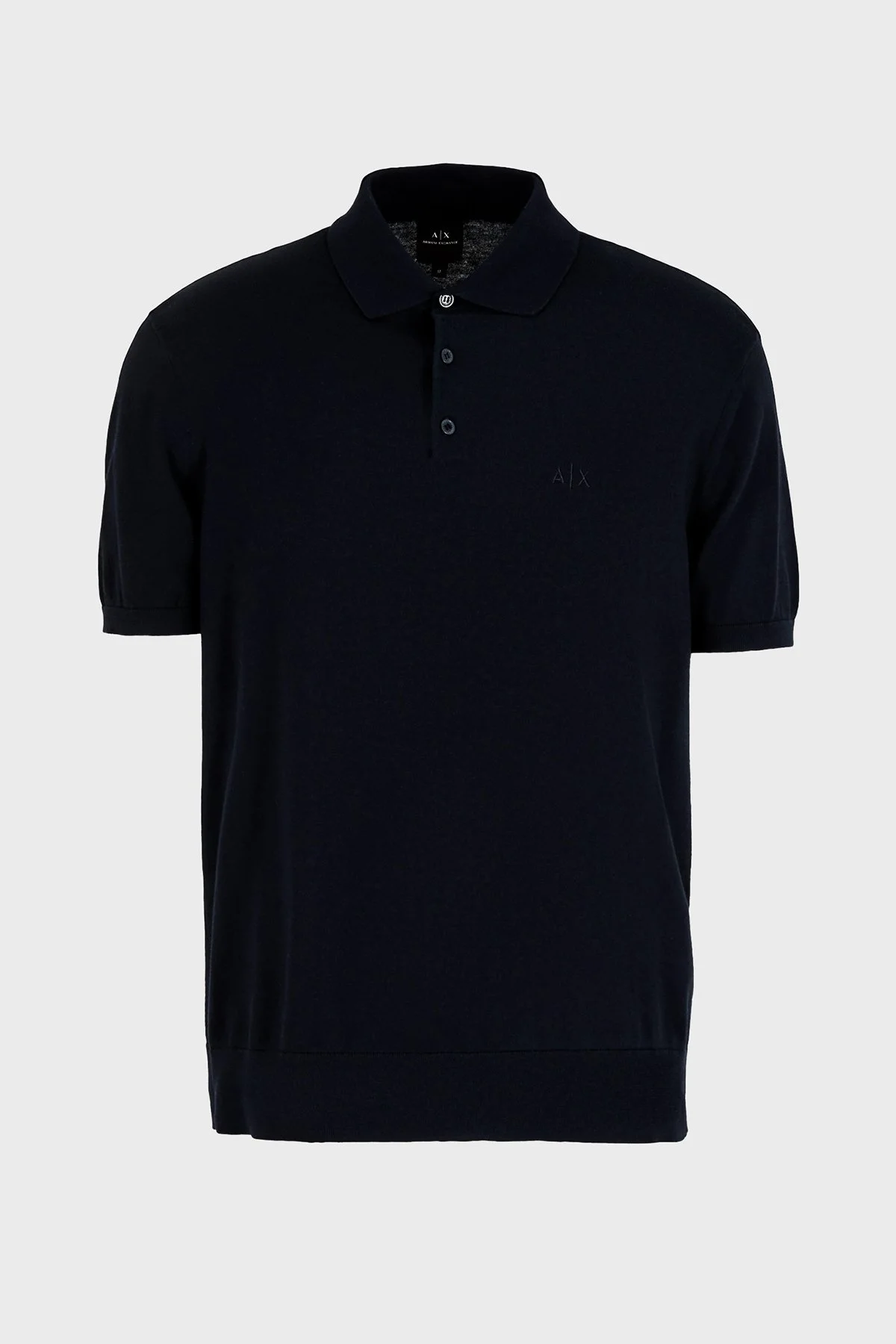 Armani Exchange Pamuklu Regular Fit Düğmeli Erkek Polo Yaka T Shirt 8NZF5D ZM3JZ 1510 LACİVERT - 8