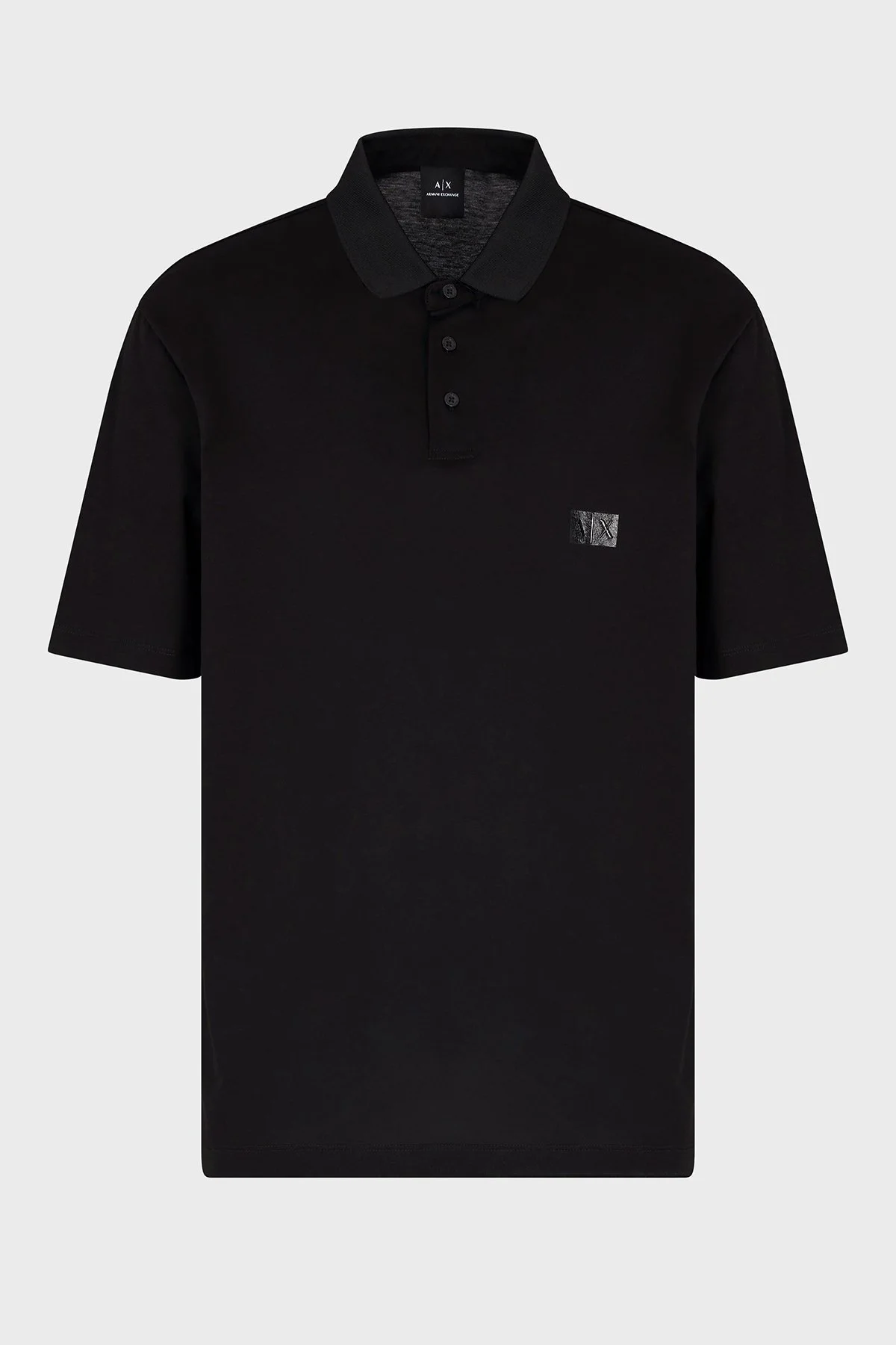 Armani Exchange Pamuklu Regular Fit Düğmeli Erkek Polo Yaka T Shirt XM000484 AF10364 UC001 SİYAH - 10