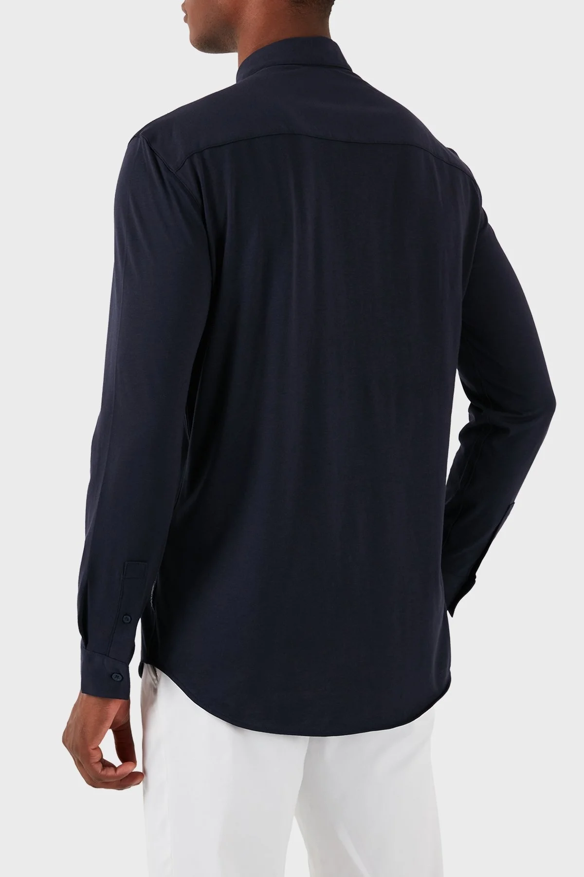 Armani Exchange Pamuklu Regular Fit Erkek Gömlek 3DZCHQ ZJ8EZ 15CX LACİVERT - 3