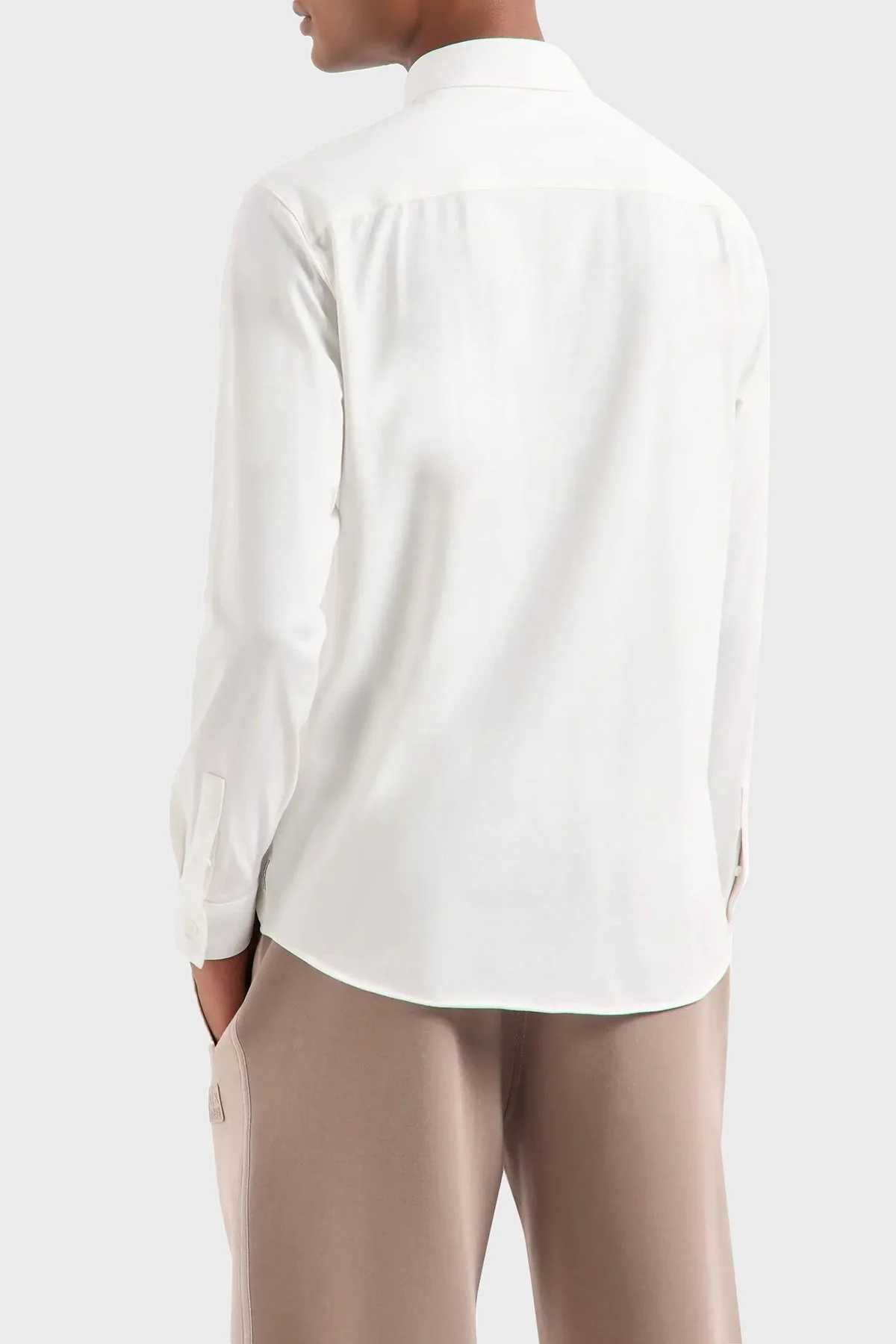 Armani Exchange Pamuklu Regular Fit Erkek Gömlek 6DZCHJ ZJEAZ 1116 BEYAZ - 3