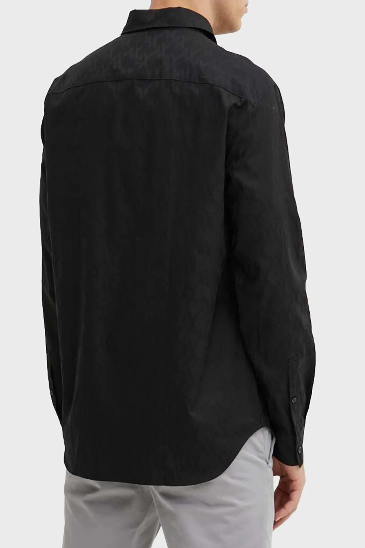 Armani Exchange Pamuklu Regular Fit Erkek Gömlek 6DZCL1 ZN5XZ 1200 SİYAH - 2