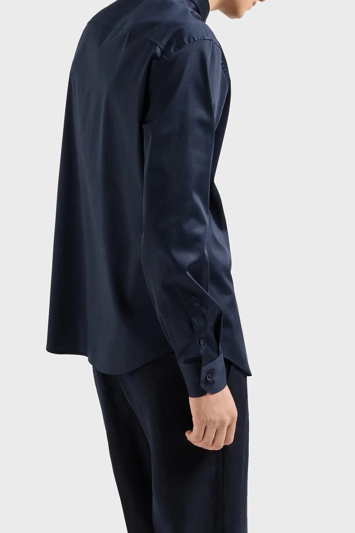 Armani Exchange Pamuklu Regular Fit Erkek Gömlek 8NZC99 ZN10Z 1510 LACİVERT - 2