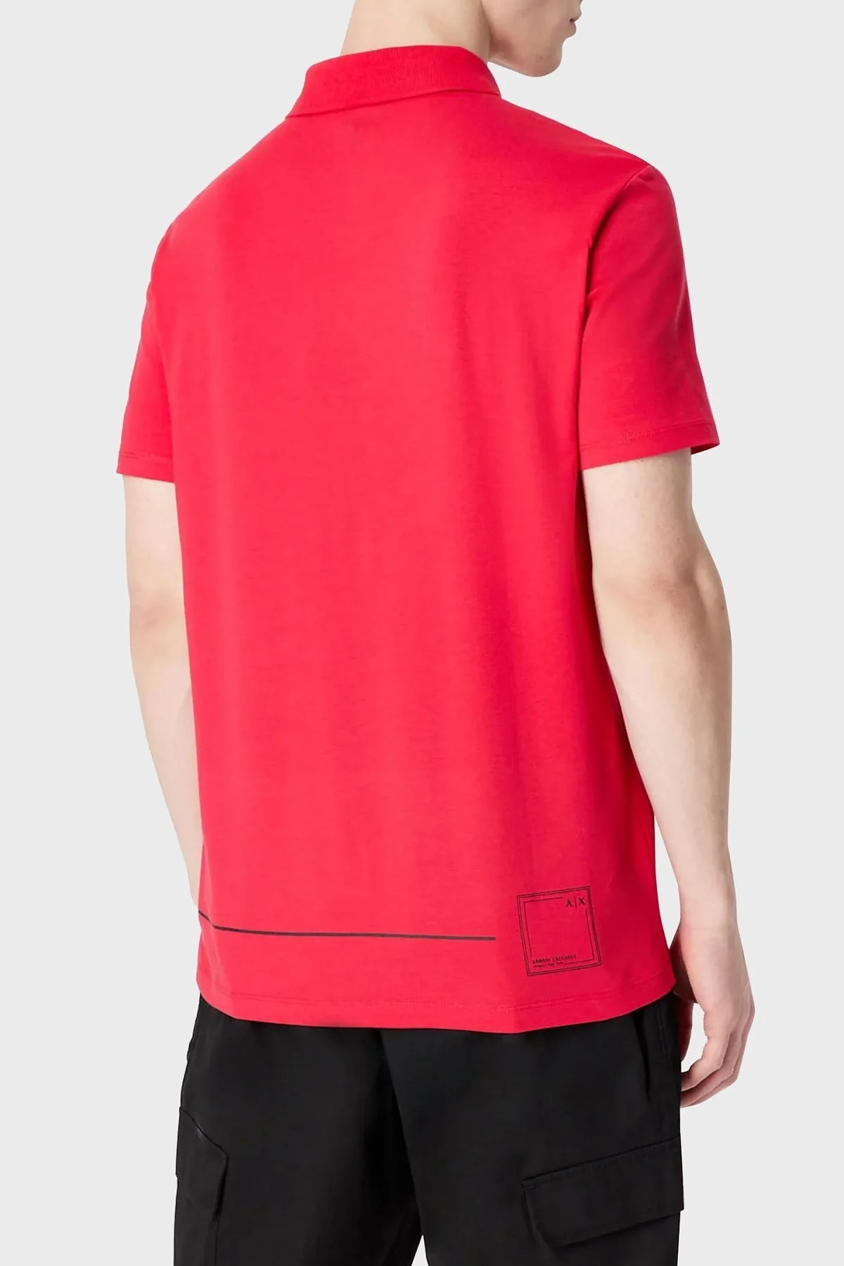 Armani Exchange Pamuklu Regular Fit Erkek Polo T Shirt 3RZFBB ZJCDZ 14AQ KIRMIZI - 2