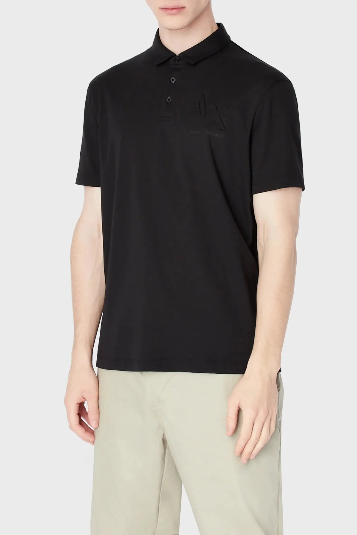 Armani Exchange Pamuklu Regular Fit Erkek Polo T Shirt 3RZFHE ZJZEZ 1200 SİYAH - 1