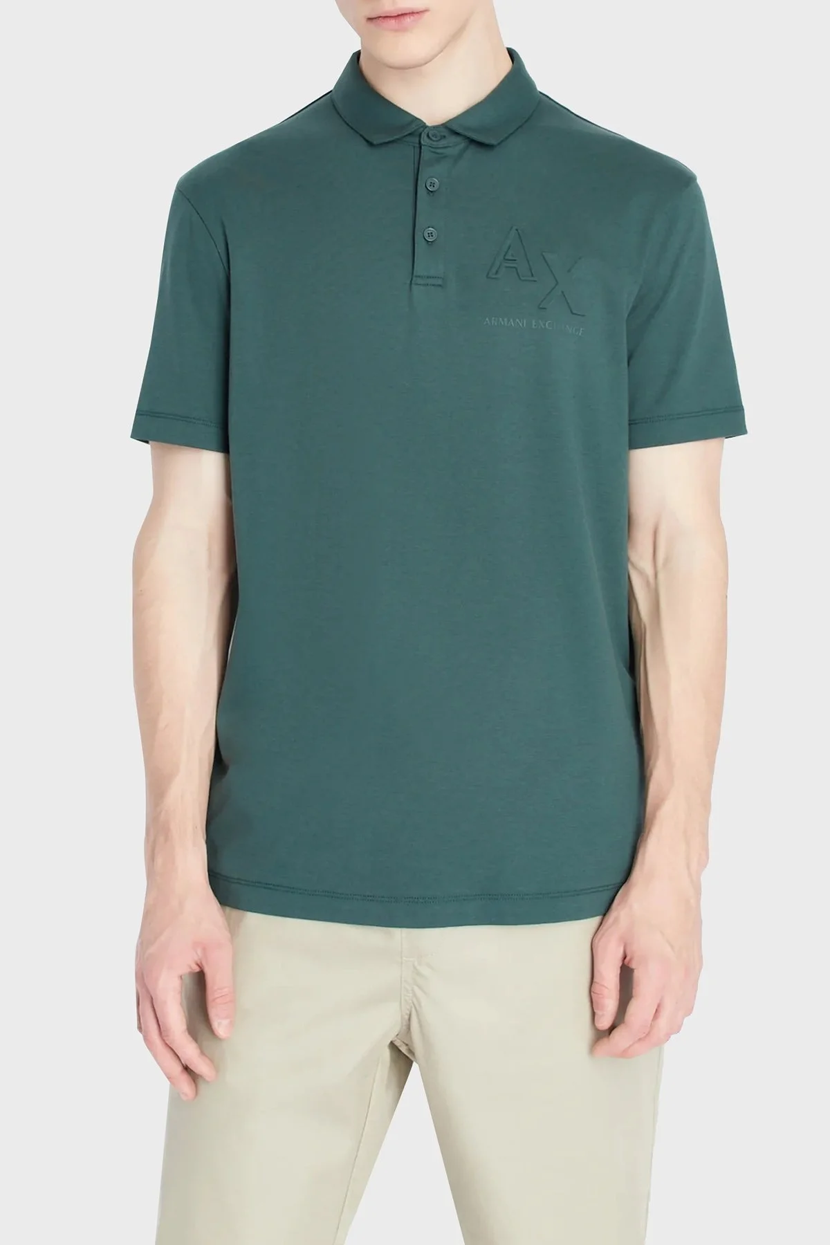 Armani Exchange Pamuklu Regular Fit Erkek Polo T Shirt 3RZFHE ZJZEZ 1882 HAKİ - 1