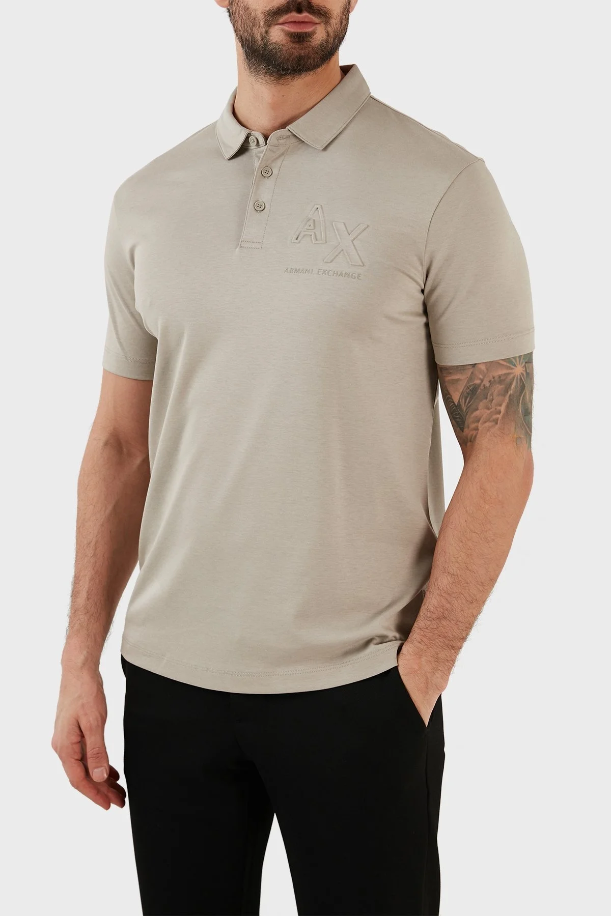 Armani Exchange Pamuklu Regular Fit Erkek Polo T Shirt 3RZFHE ZJZEZ 1940 YEŞİL - 2