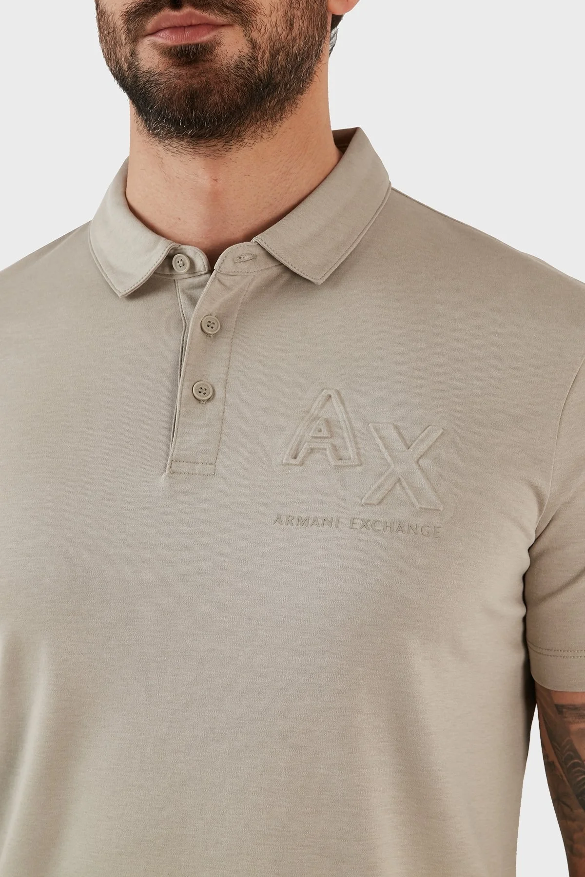 Armani Exchange Pamuklu Regular Fit Erkek Polo T Shirt 3RZFHE ZJZEZ 1940 YEŞİL - 3