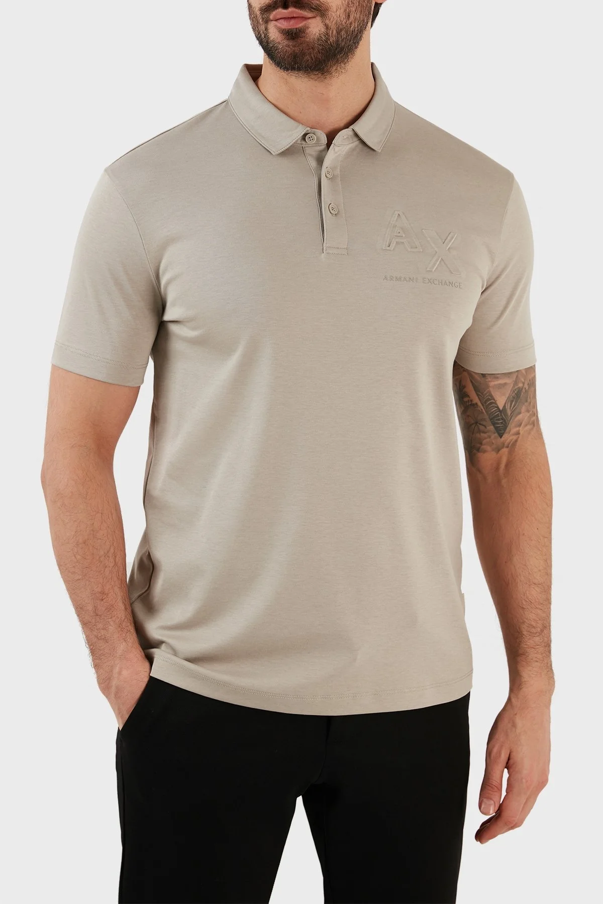 Armani Exchange Pamuklu Regular Fit Erkek Polo T Shirt 3RZFHE ZJZEZ 1940 YEŞİL - 5
