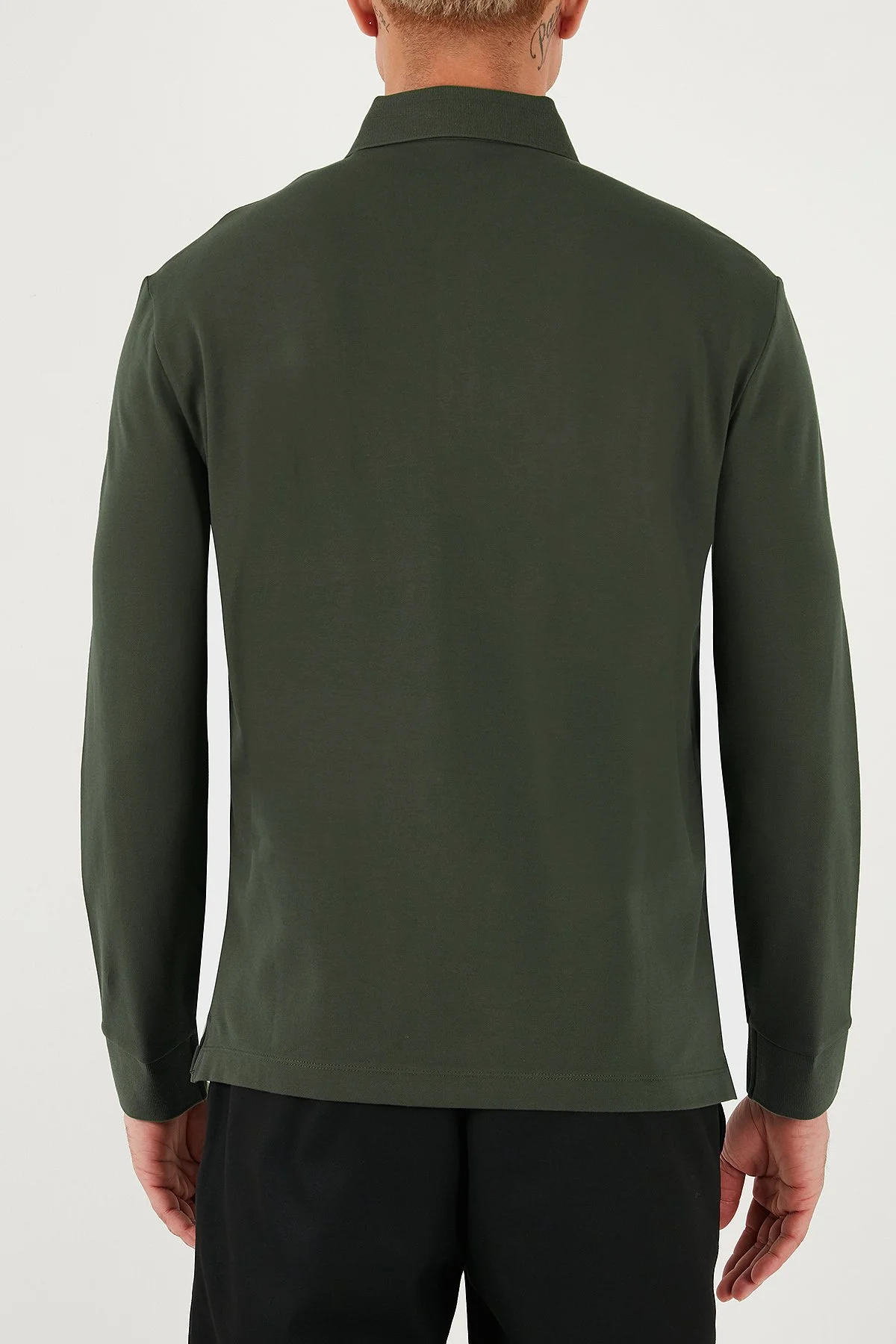 Armani Exchange Pamuklu Regular Fit Erkek Polo Yaka Sweat XM001288 AF17321 U8144 AÇIK YEŞİL - 5