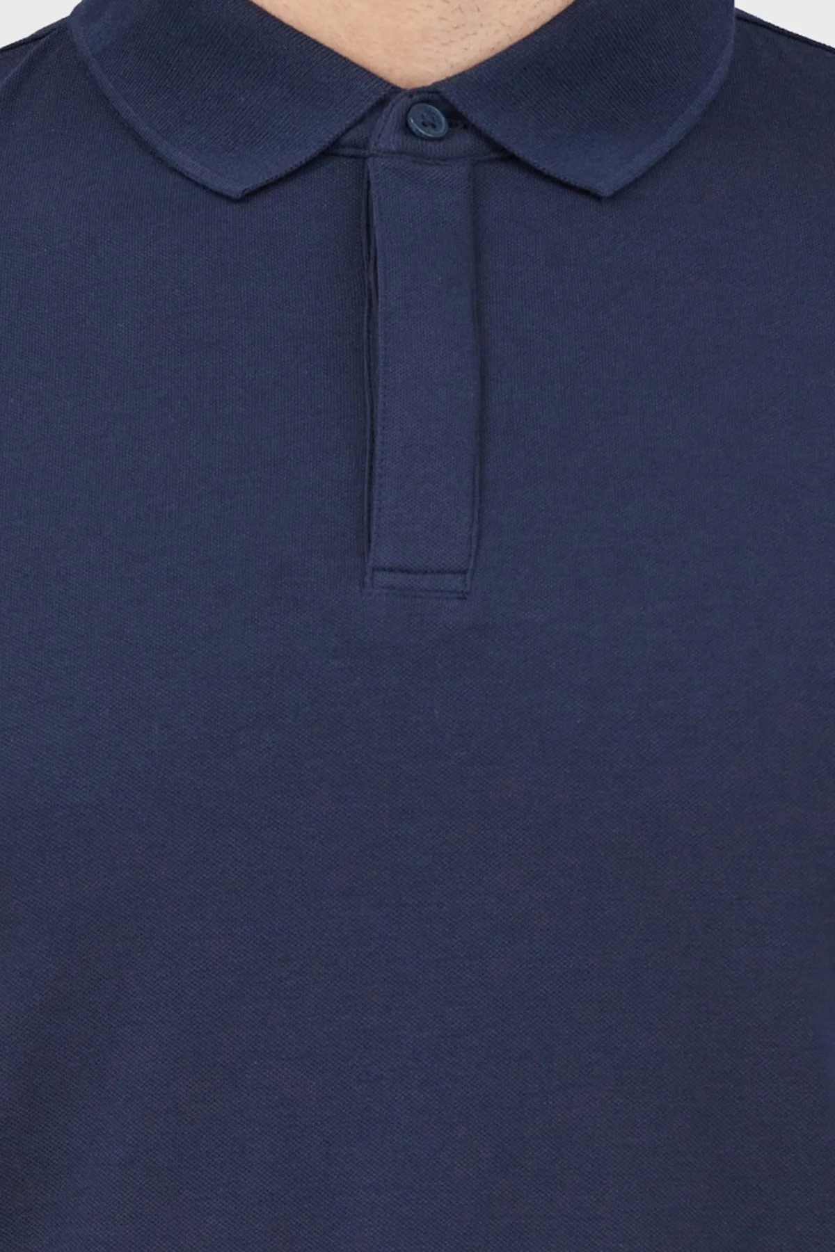 Armani Exchange Pamuklu Regular Fit Erkek Polo Yaka T Shirt 3DZFHH ZJXHZ 15CX LACİVERT - 4