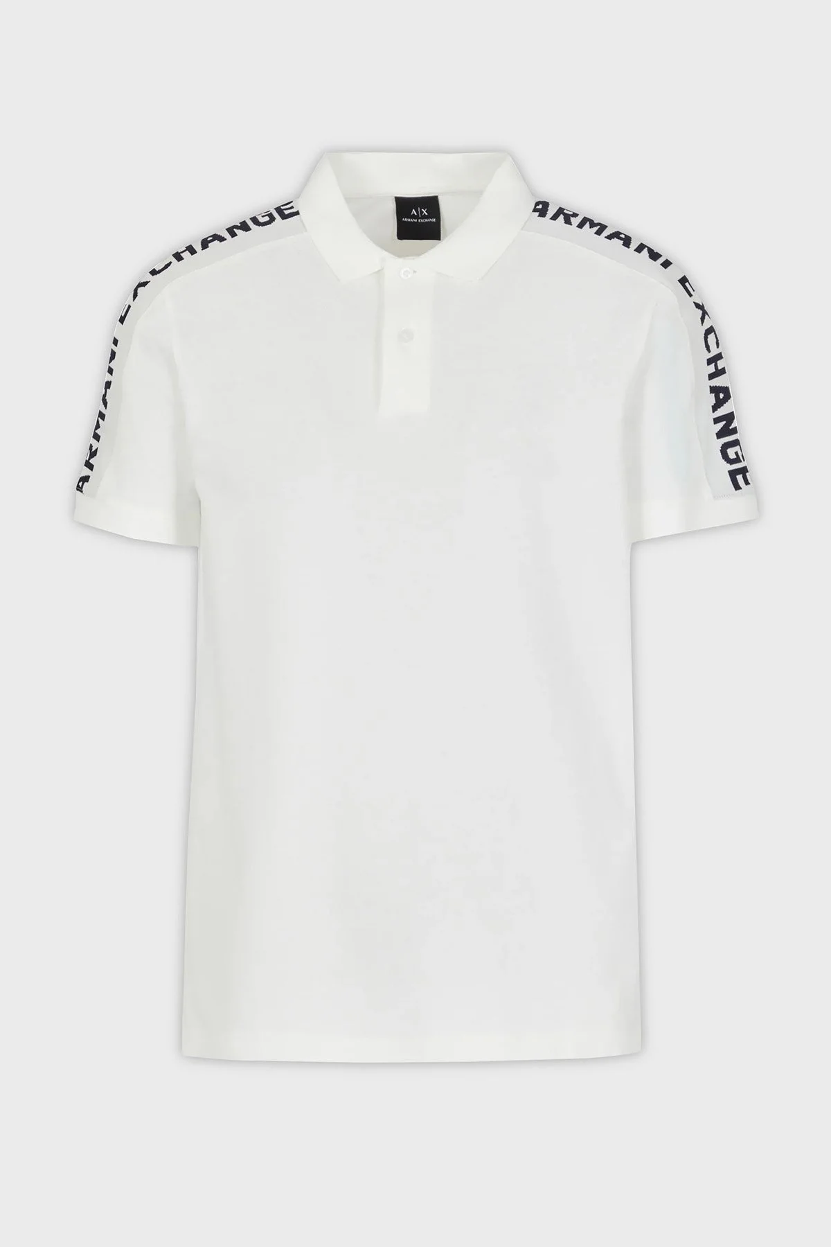 Armani Exchange Pamuklu Regular Fit Erkek Polo Yaka T Shirt 3DZFLA ZJM5Z 1116 BEYAZ - 4