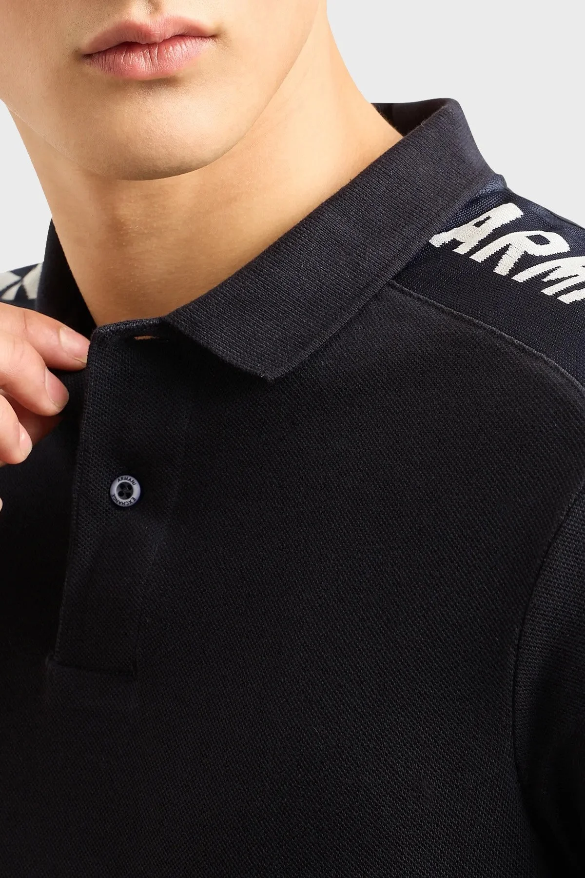 Armani Exchange Pamuklu Regular Fit Erkek Polo Yaka T Shirt 3DZFLA ZJM5Z 1583 LACİVERT - 2