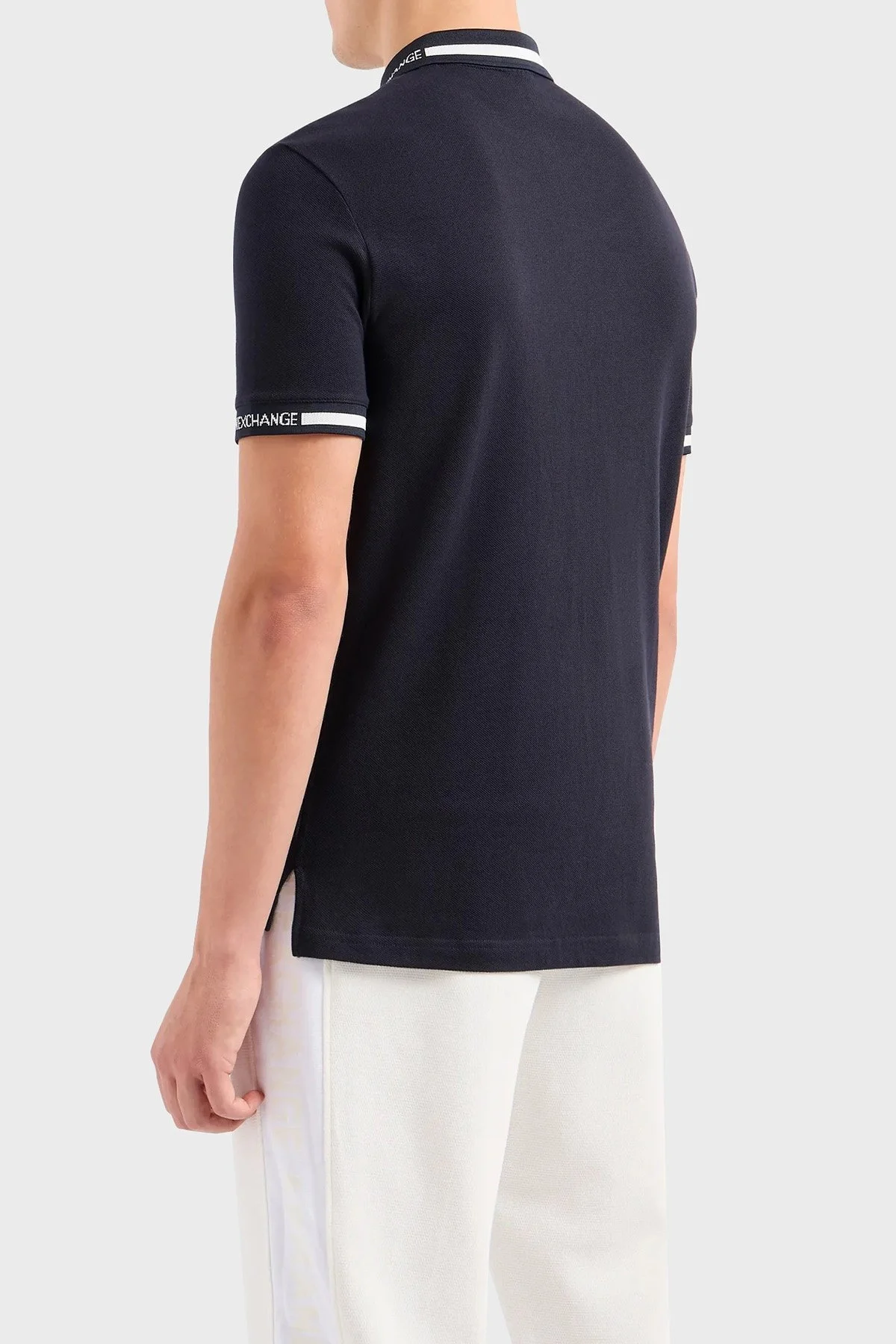 Armani Exchange Pamuklu Regular Fit Erkek Polo Yaka T Shirt 3DZFLH ZJM5Z 1583 LACİVERT - 2